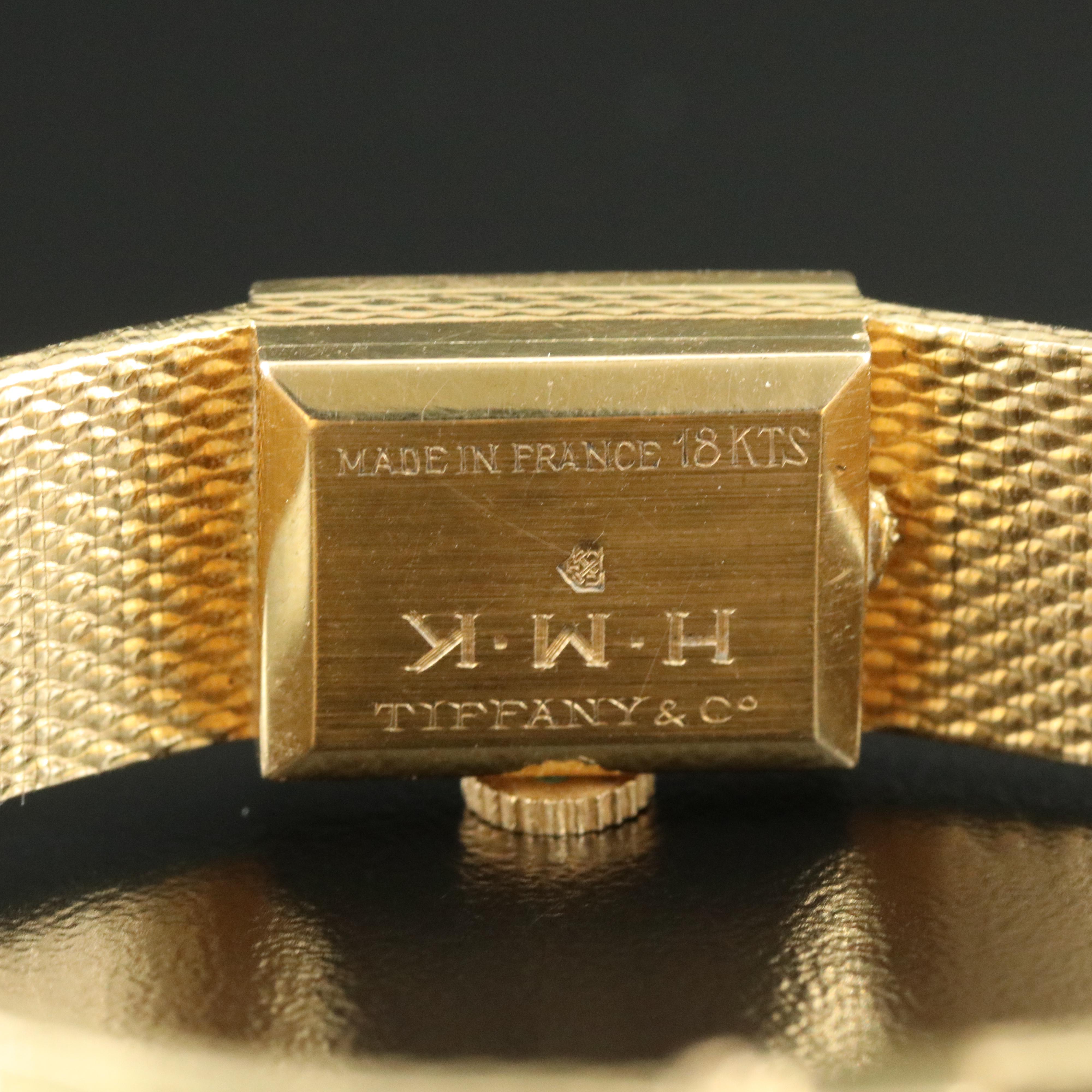 Vintage 18K Tiffany & Co. Argyle Style Watch