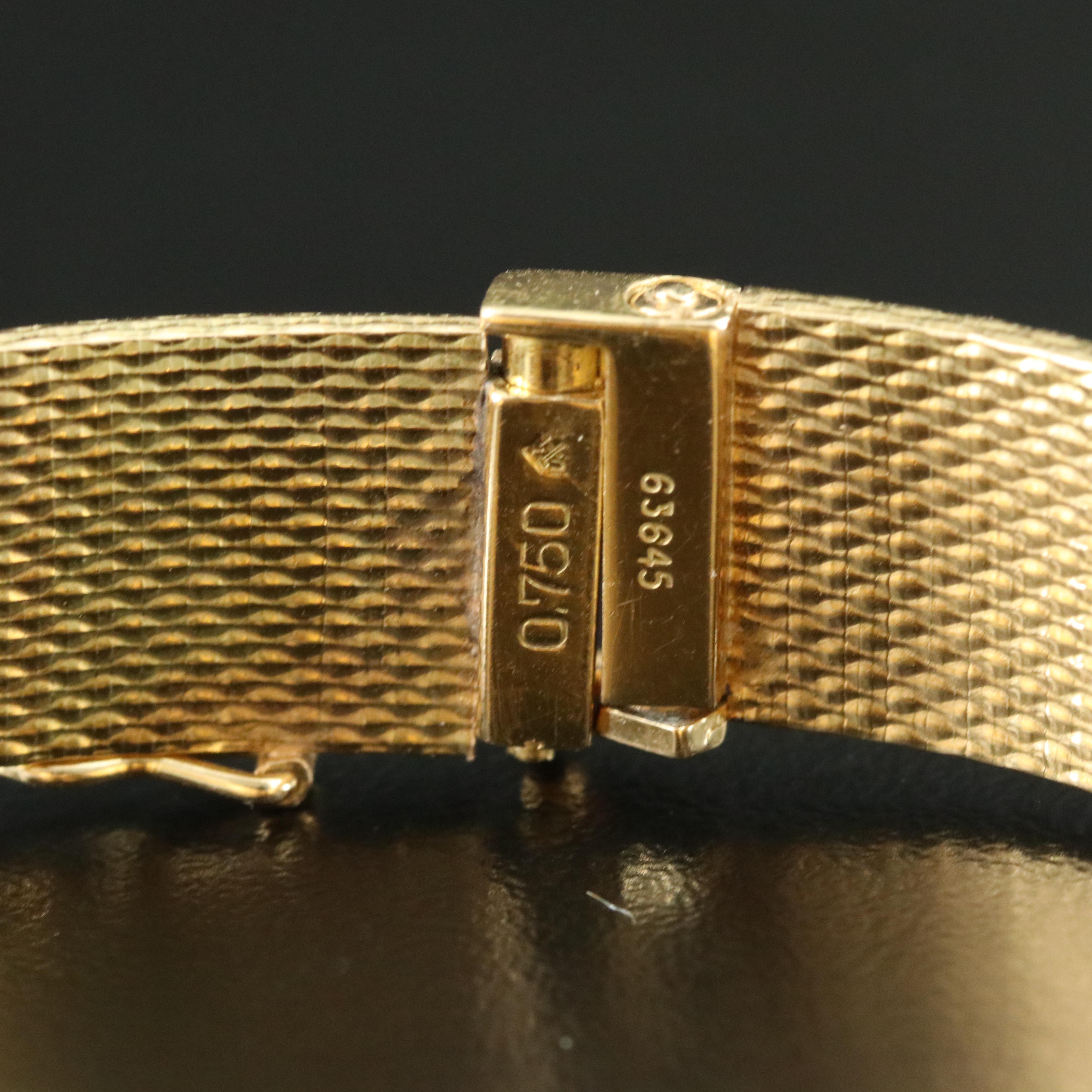 Vintage 18K Tiffany & Co. Argyle Style Watch