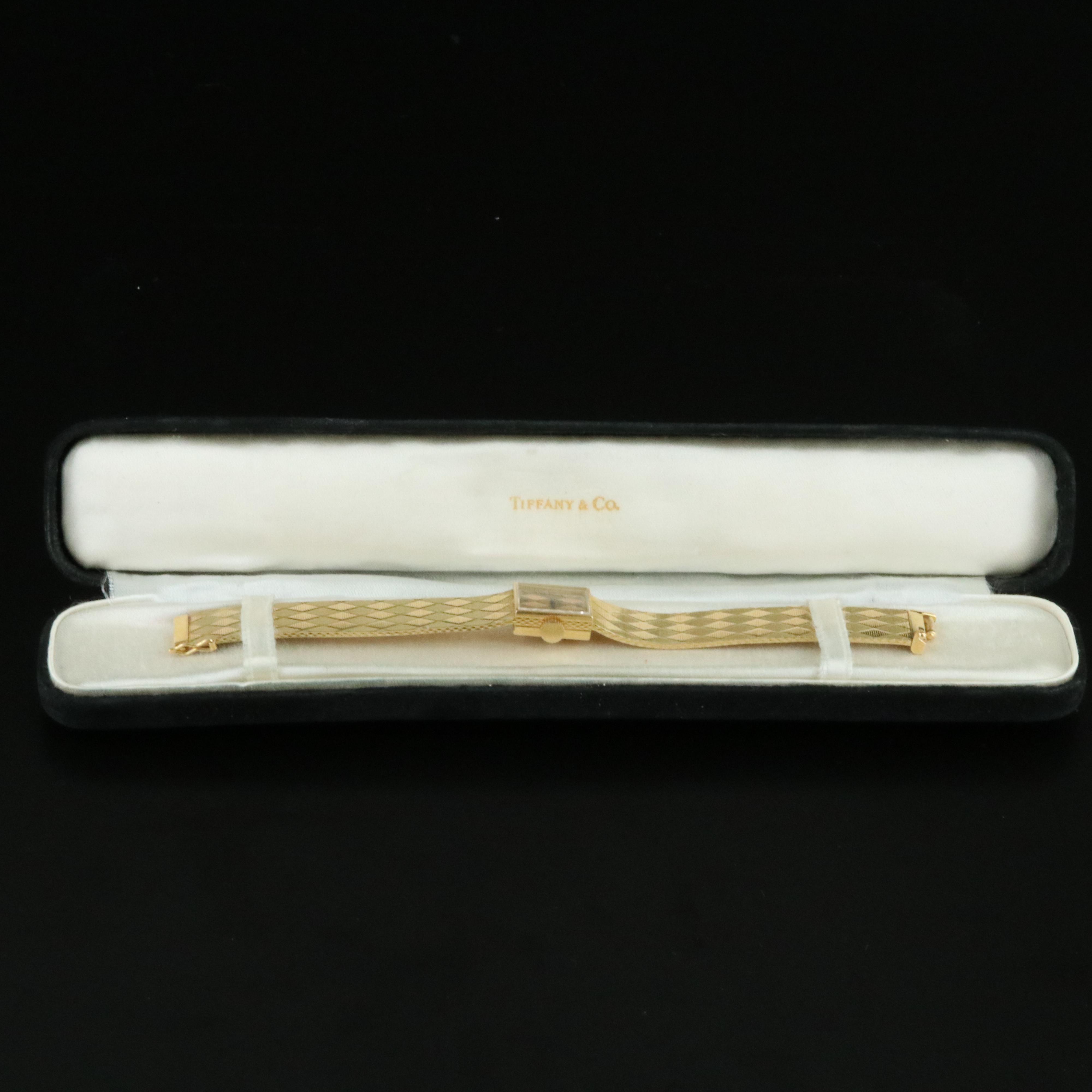 Vintage 18K Tiffany & Co. Argyle Style Watch