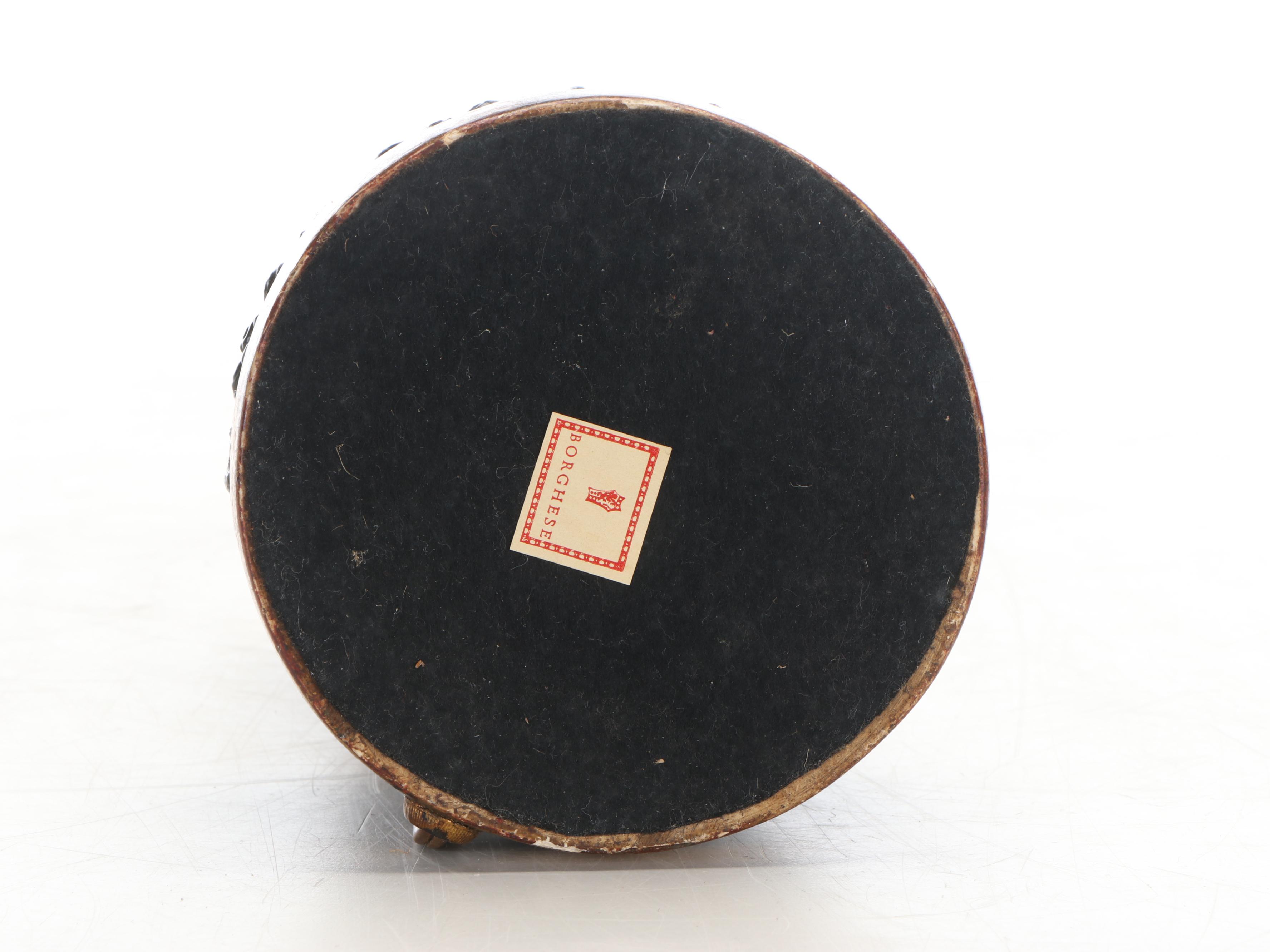 Borghese Rococo Style Ebonized and Giltwood Table Lamp, Mid/Late 20th C.