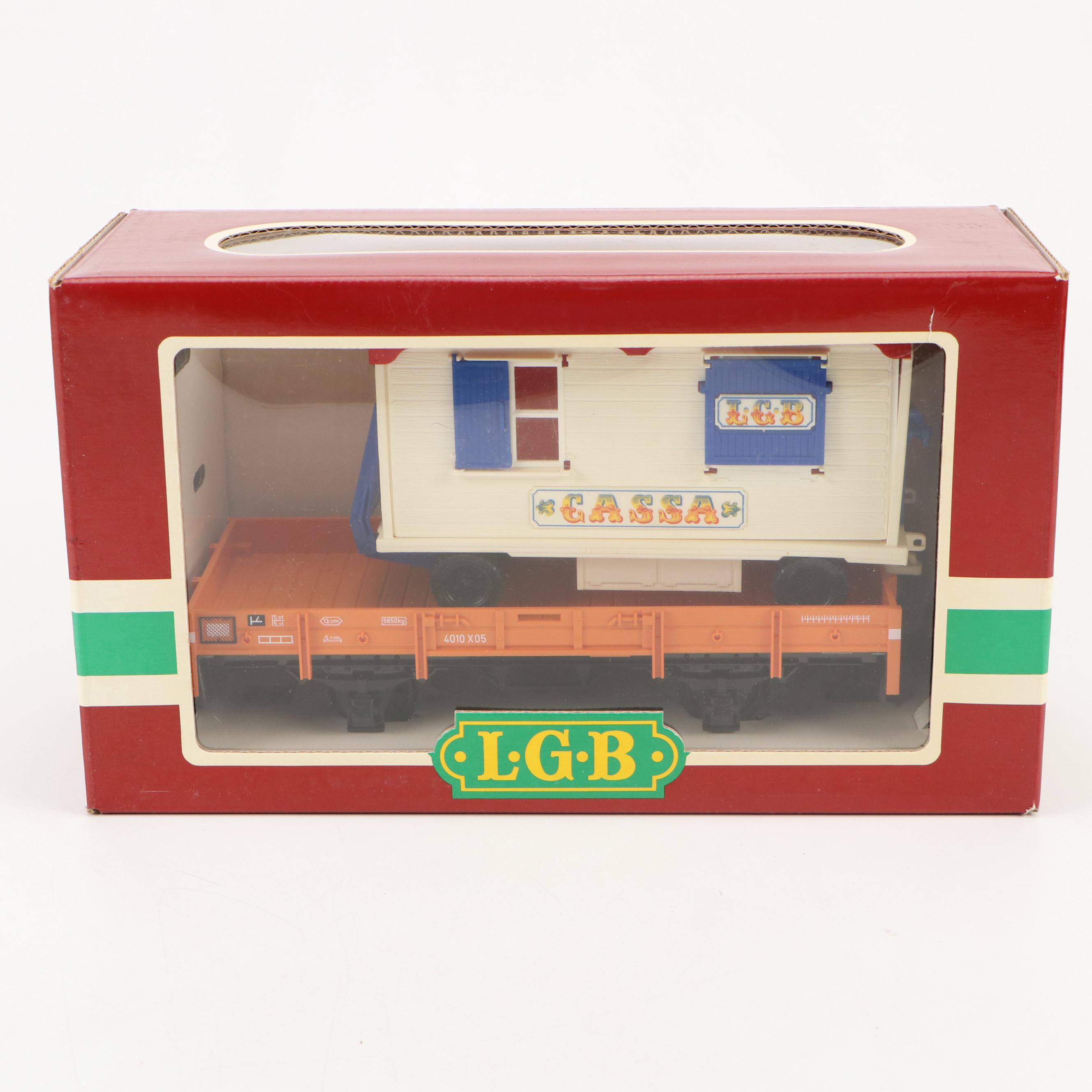 Lehmann-Gross-Bahn Tracks and Train Cars Including Circus Cars