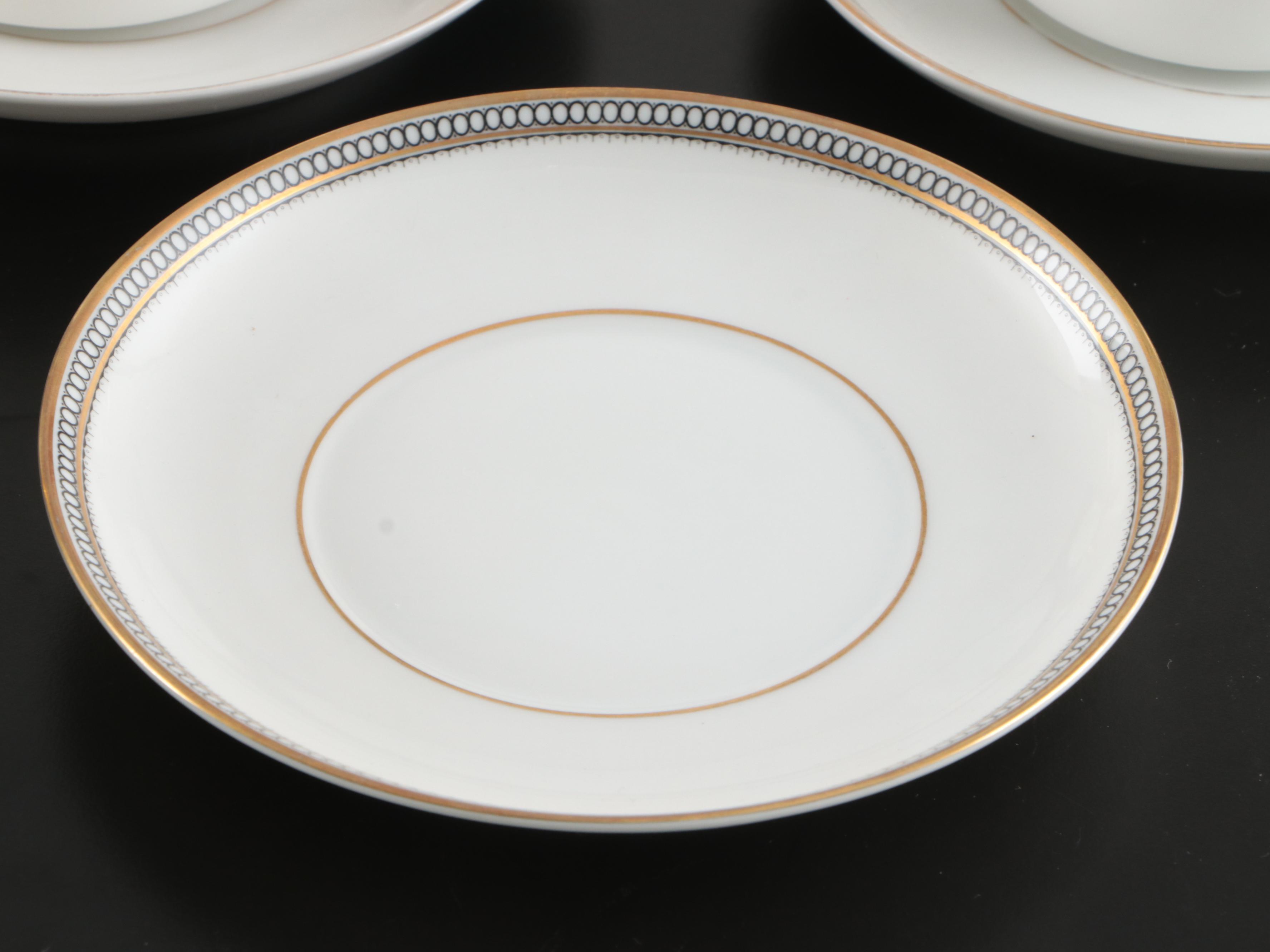 Heinrich & Co. German Porcelain Art Deco Style Dinnerware, 20th Century