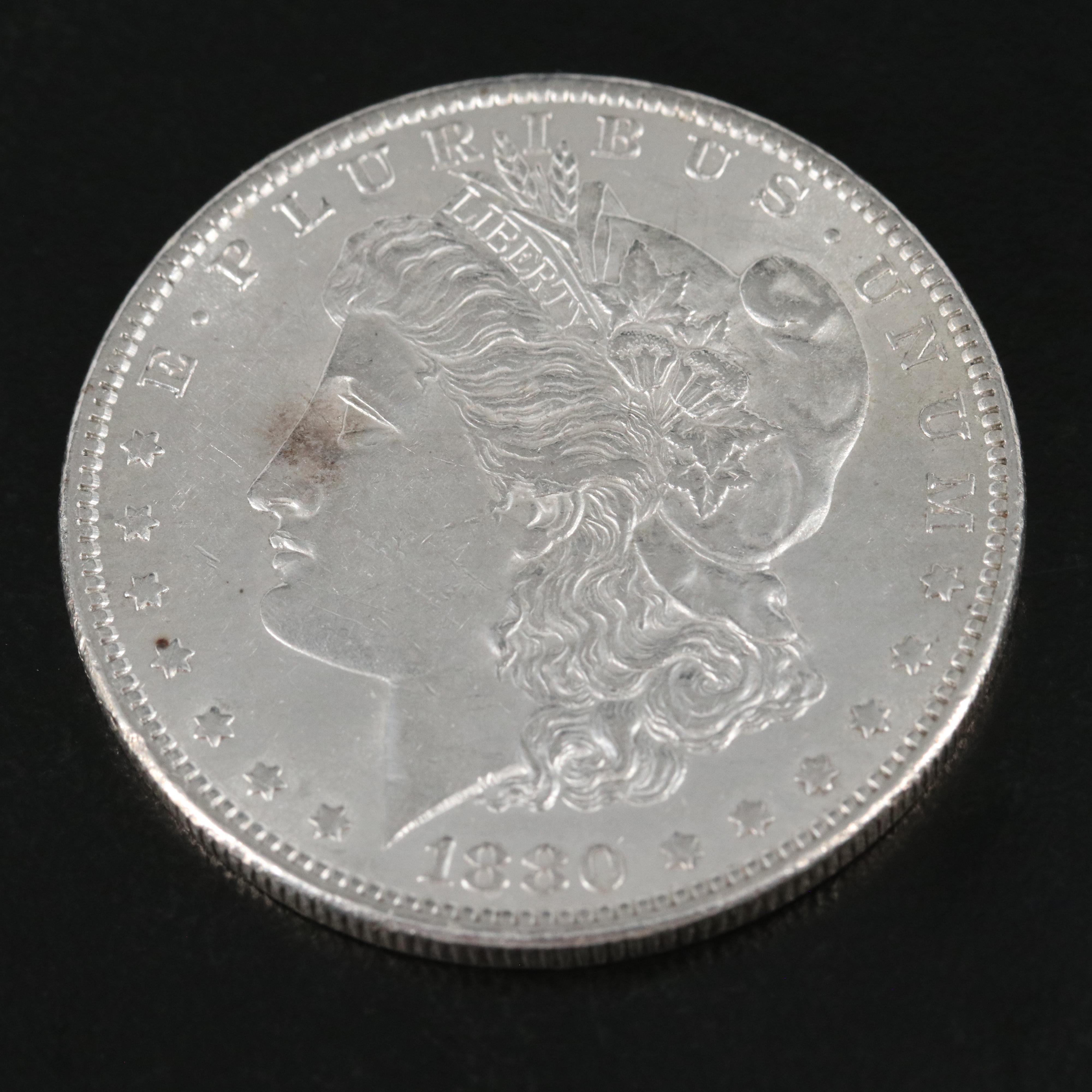 1880-O Morgan Silver Dollar