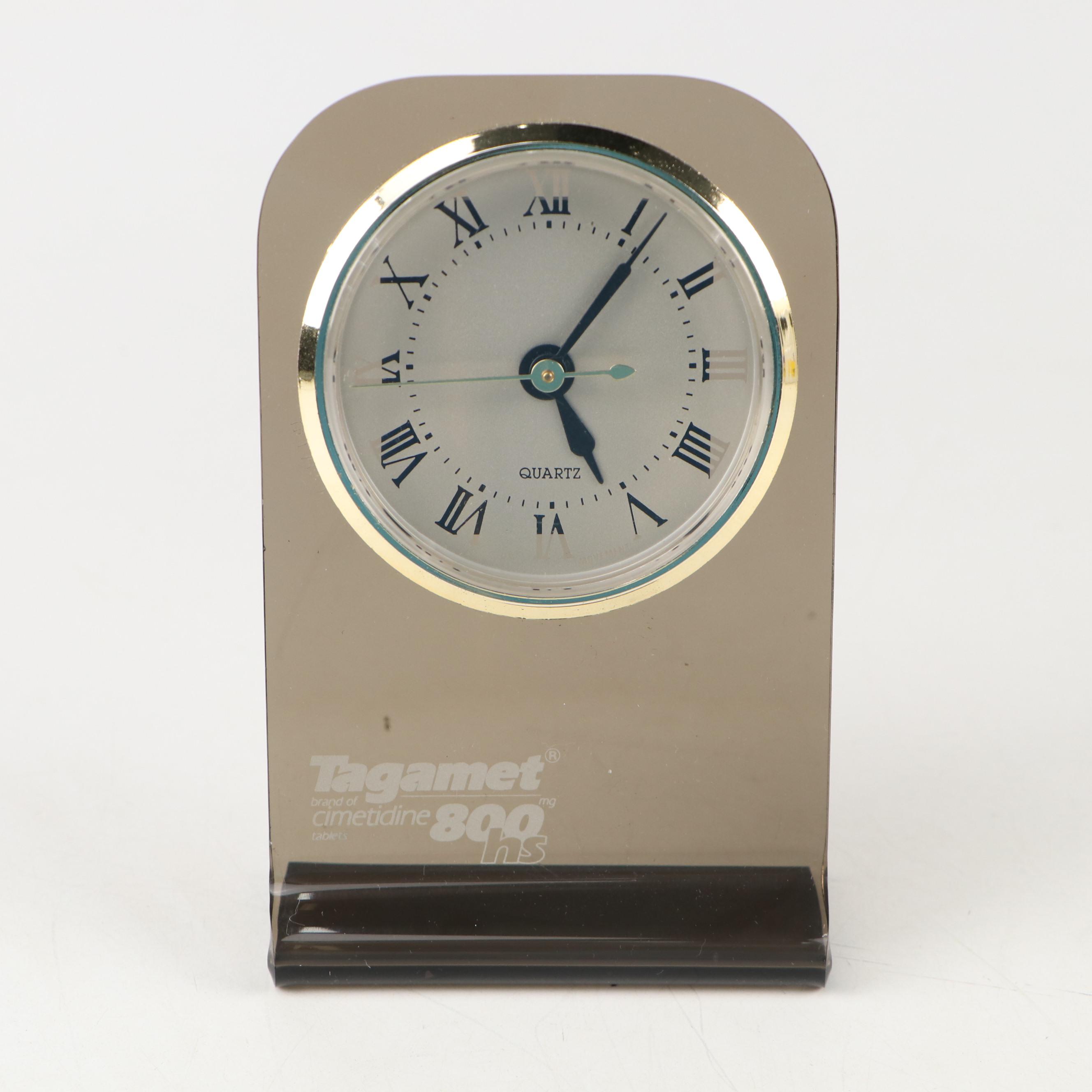 Tagamet and Cardizem Advertising Desk Clocks with Delta Sigma Theta Paperweight