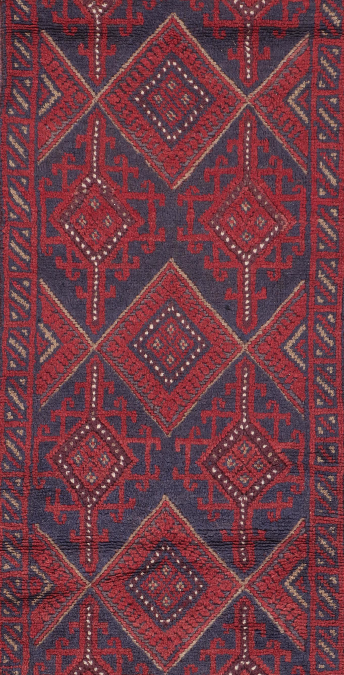 2'1 x 8' Handwoven Afghan Mashwani Carpet Runner