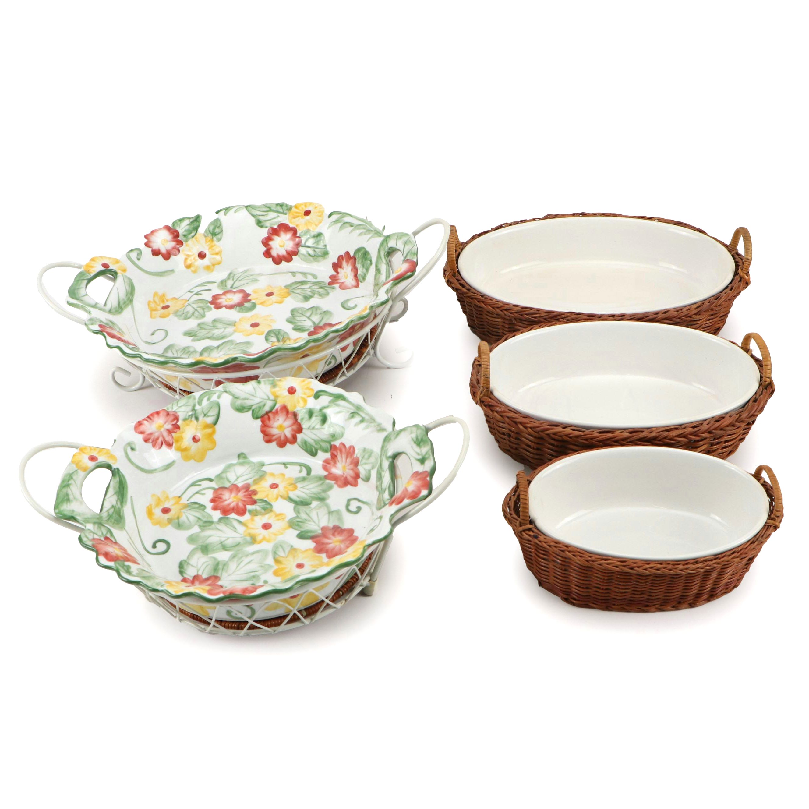 Temp-tations by Tara with Other Ceramic Casserole Dishes and Carriers