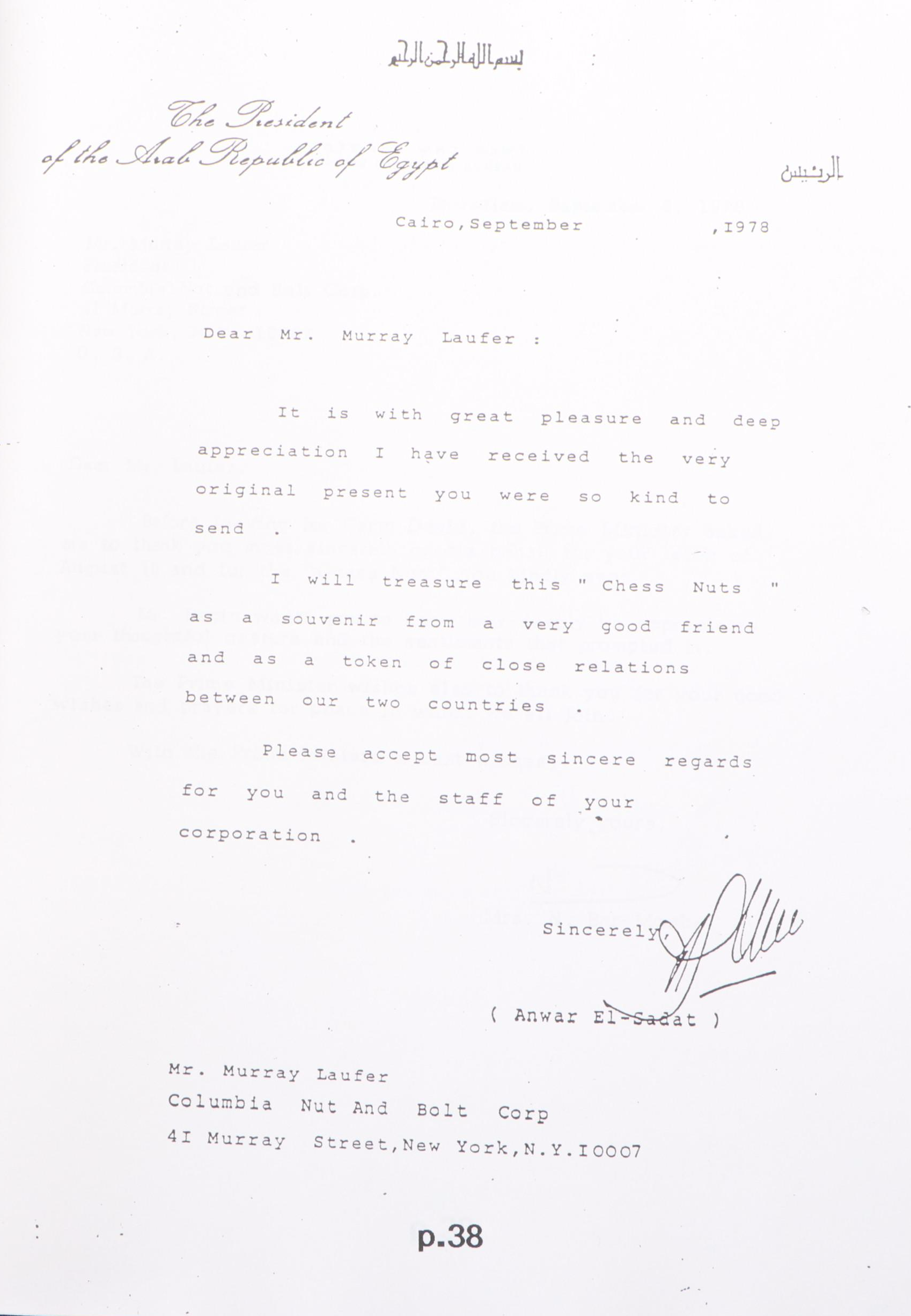 Murray Laufer Nuts and Bolts Chess Set with "Moves for Peace" Book