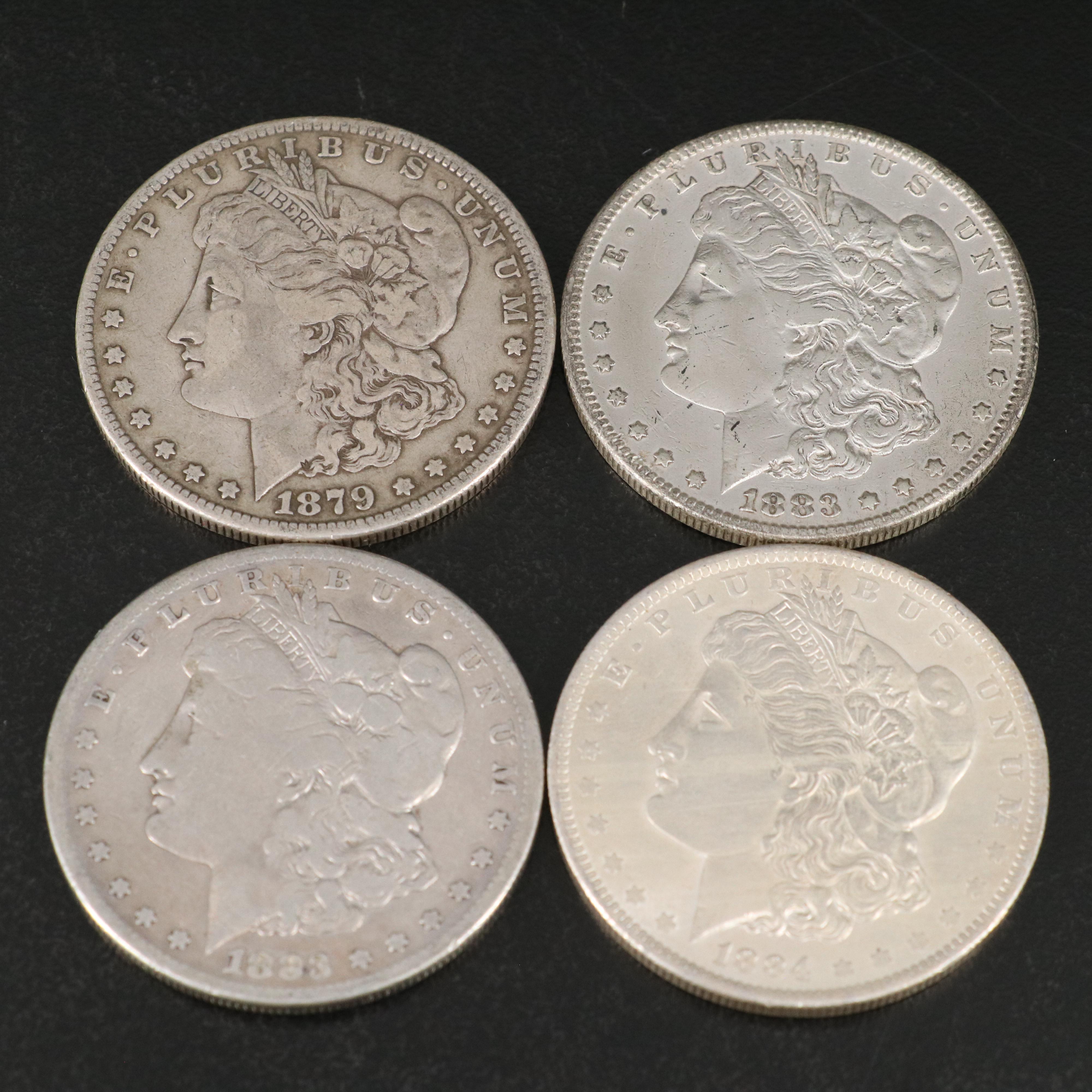 Twelve Morgan Silver Dollars
