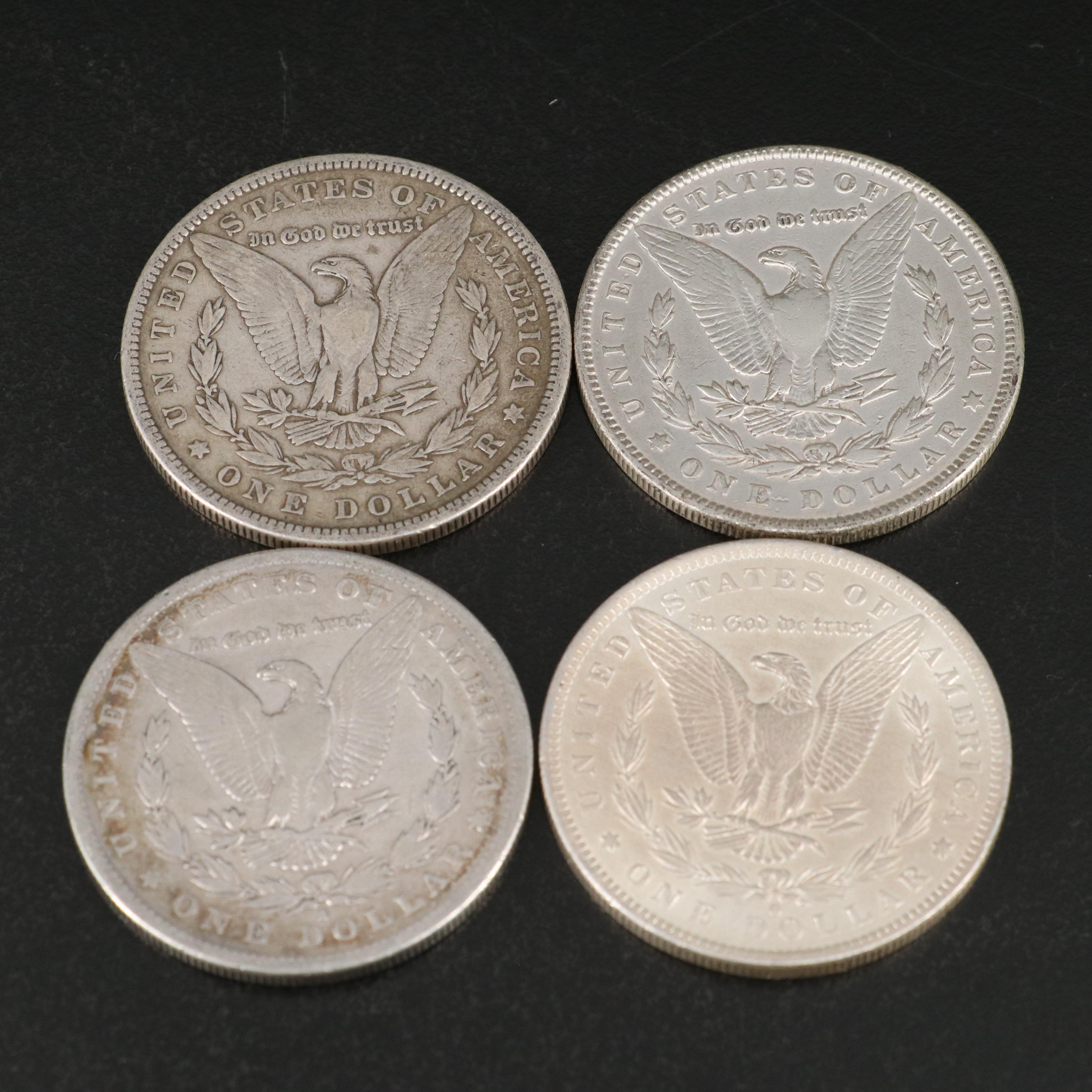 Twelve Morgan Silver Dollars