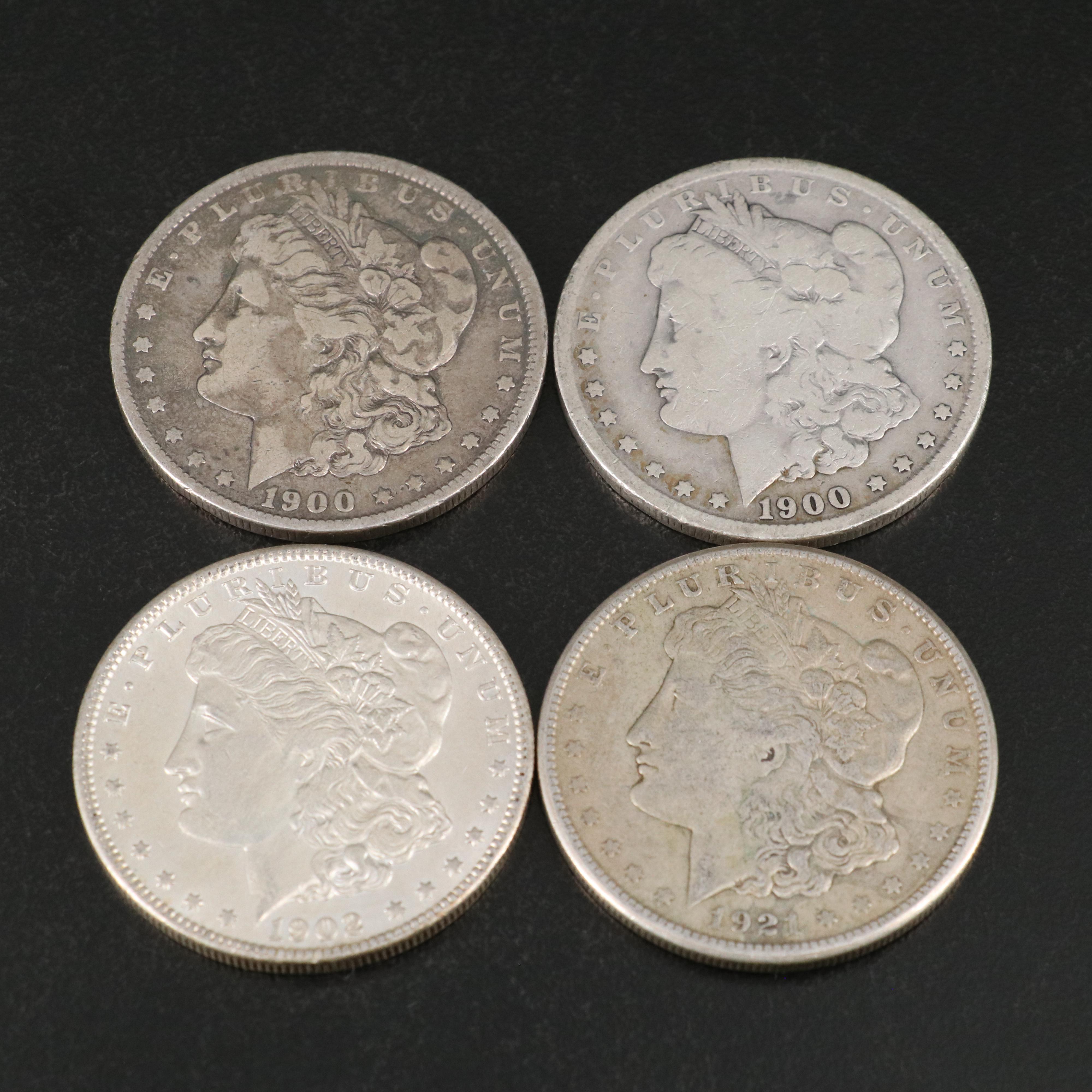 Twelve Morgan Silver Dollars