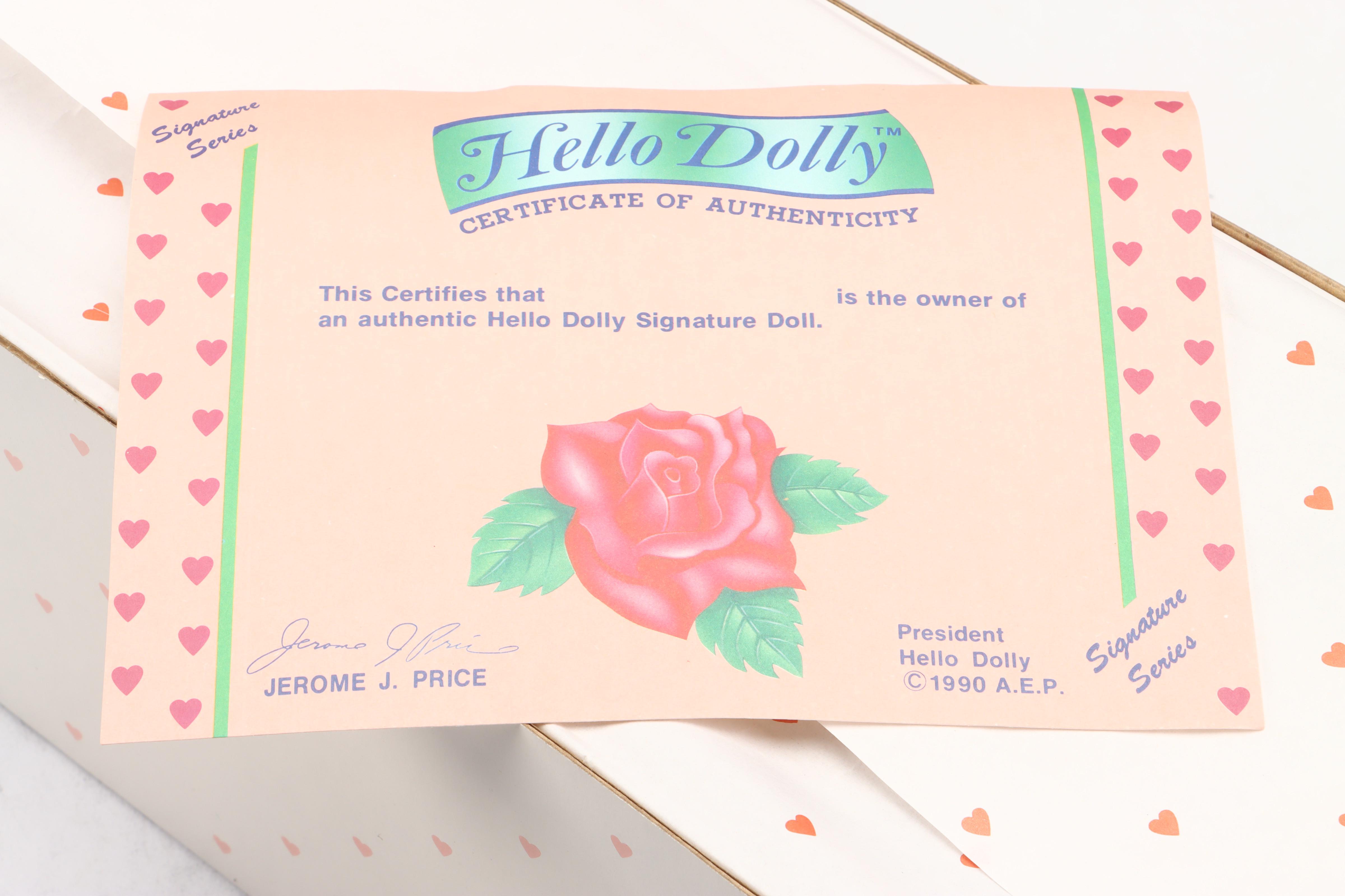 Albert E. Price "Demetria" and More Hello Dolly Collector Dolls