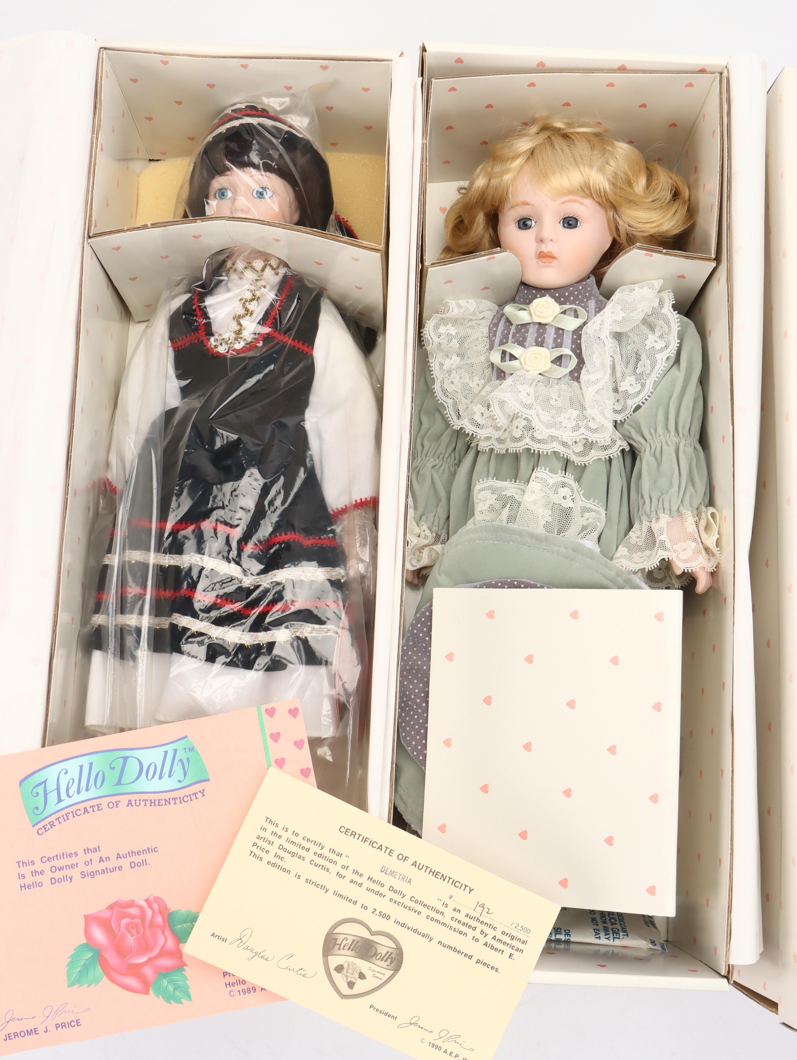 Albert E. Price "Demetria" and More Hello Dolly Collector Dolls