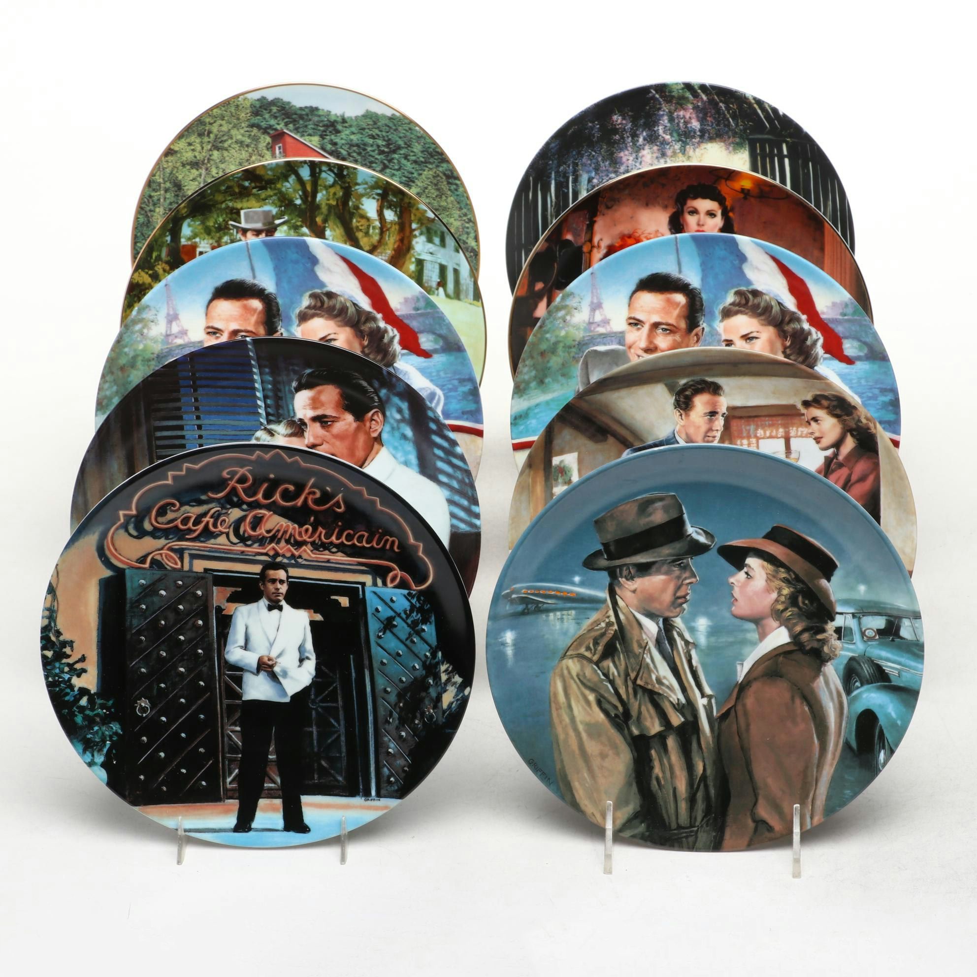 Edwin M. Knowles "Casablanca," "Gone with the Wind" and More Collector Plates