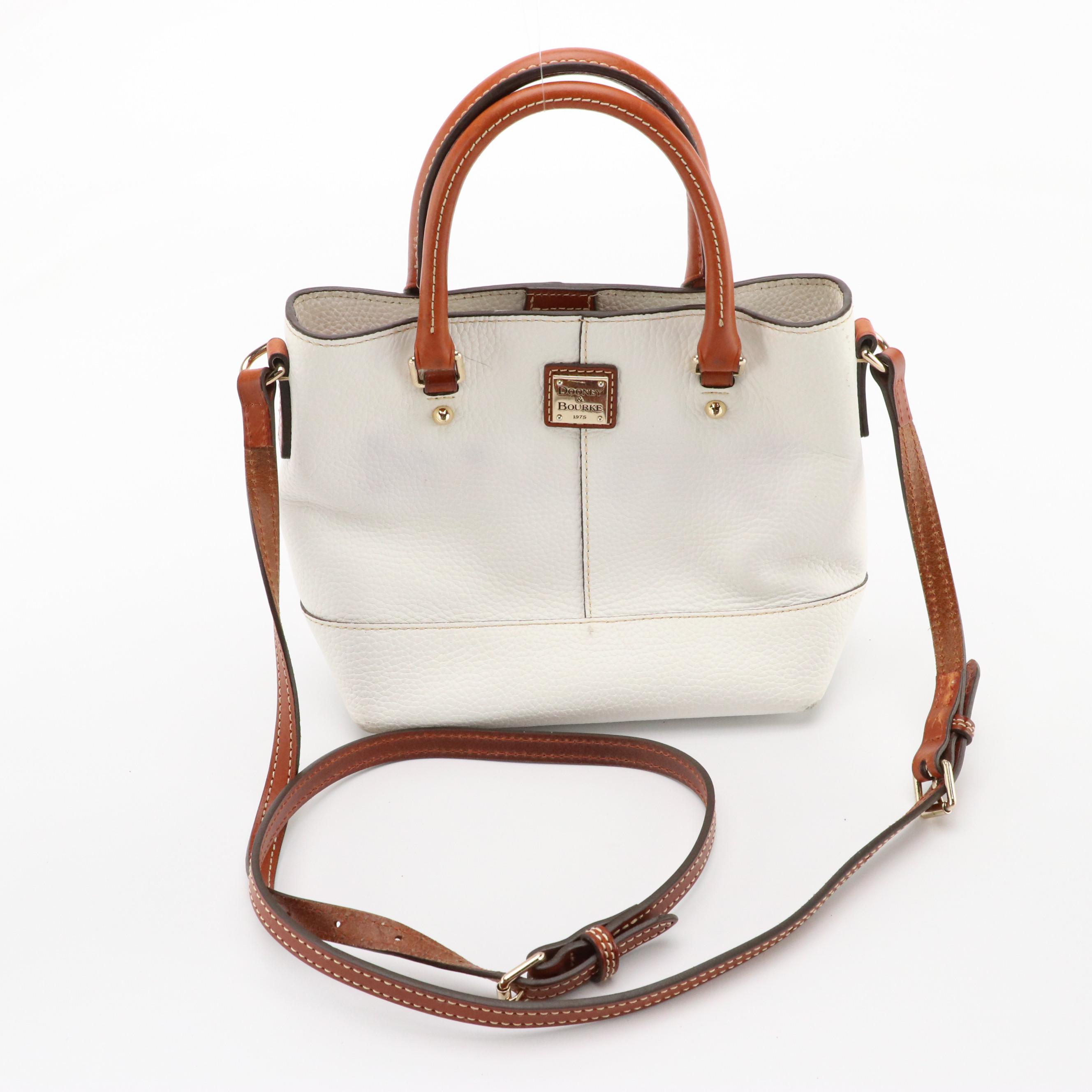 Dooney & Bourke Pebble Grain Zip Zip Satchel and Chelsea Tote w/ Coach Wallet