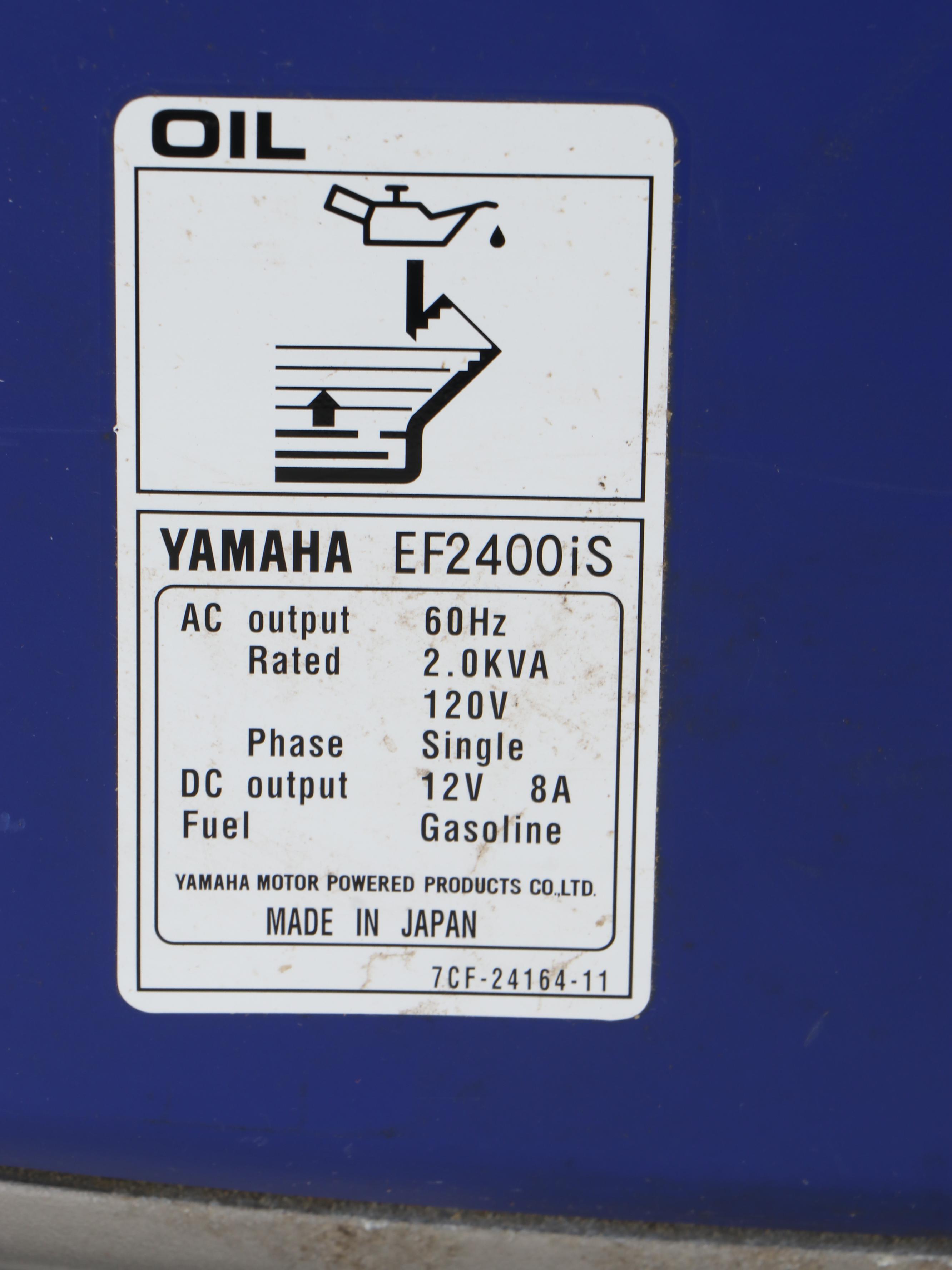Yamaha 2000W Generator Inverter
