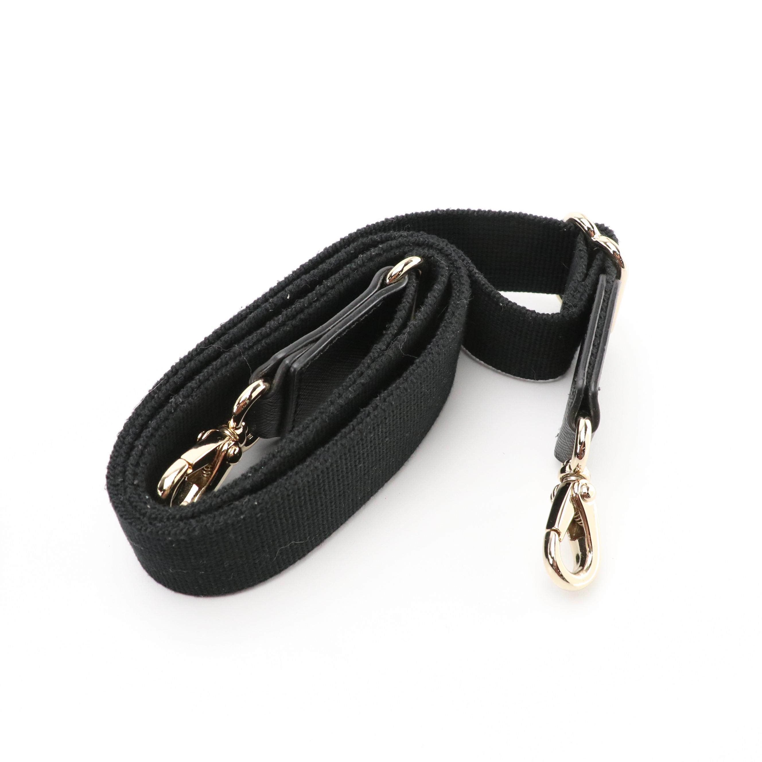 Kate Spade New York Black Nylon Two-Way Laptop Bag and Leather Thong Sandals