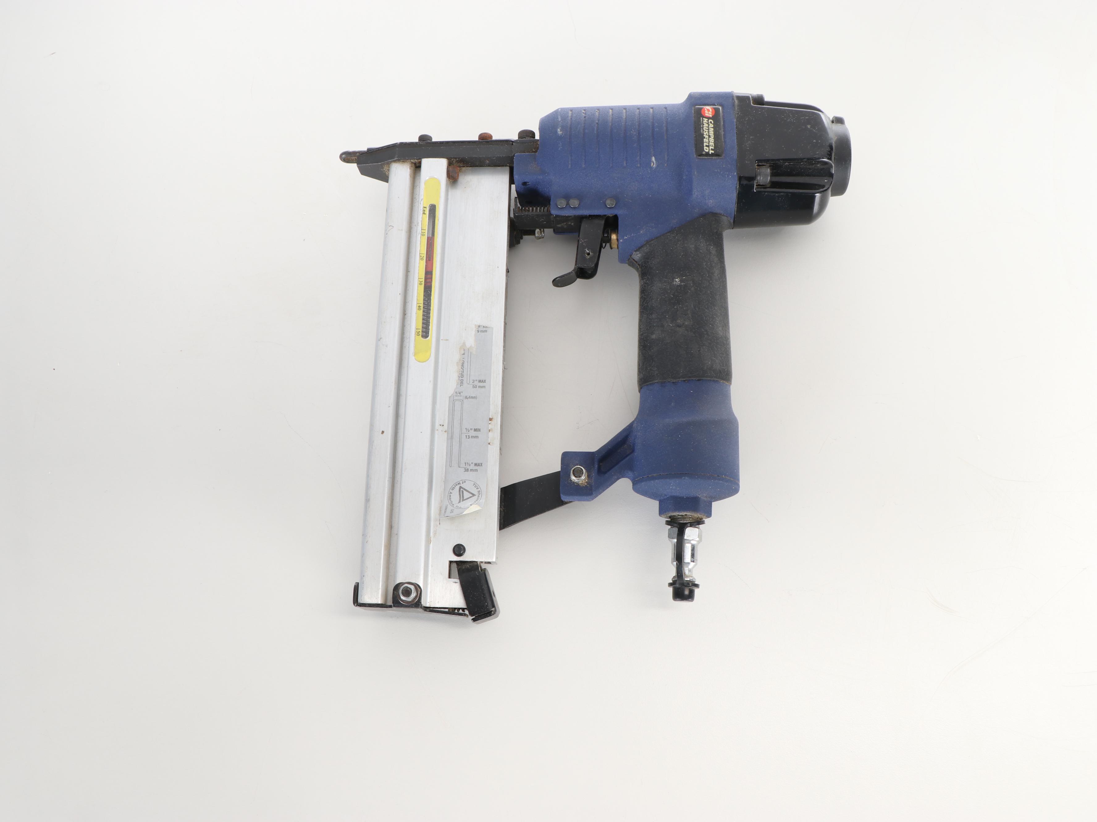 Campbell Hausfeld 2 Gallon Portable Electric Air Compressor with Brad Nailer