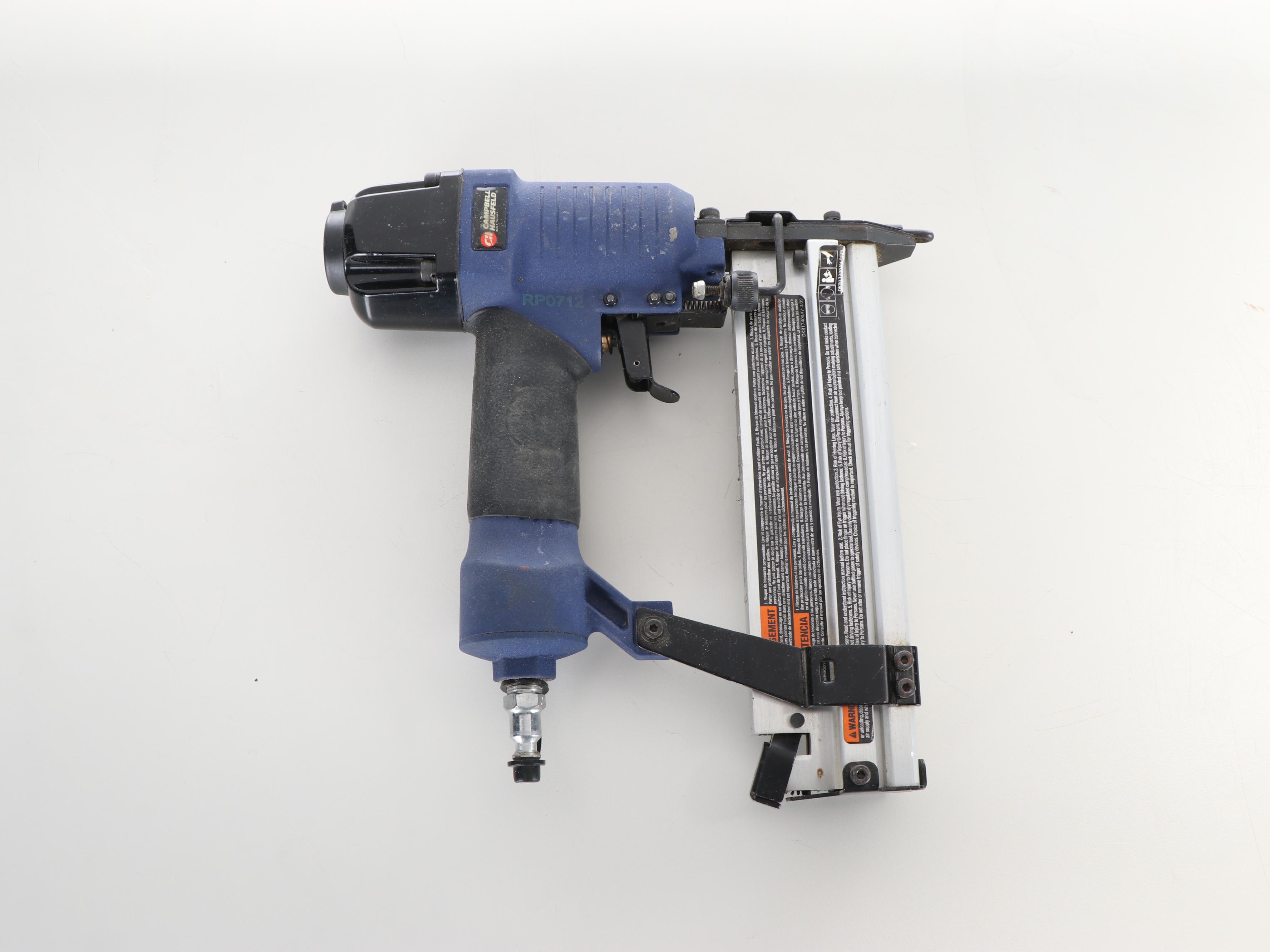 Campbell Hausfeld 2 Gallon Portable Electric Air Compressor with Brad Nailer