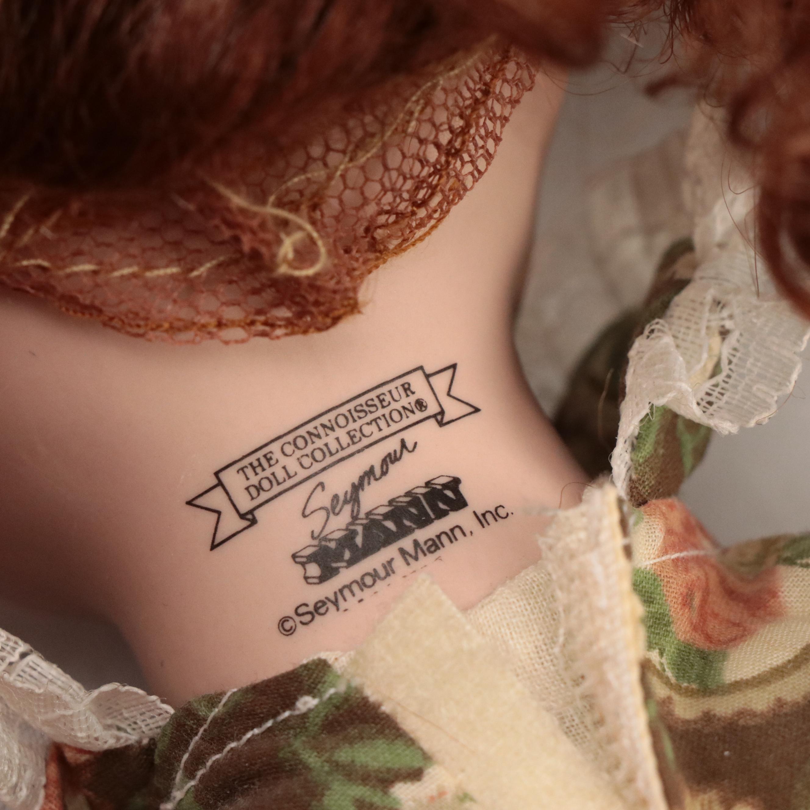 Seymour Mann "Connoisseur Doll Collection" Porcelain Dolls with Stands