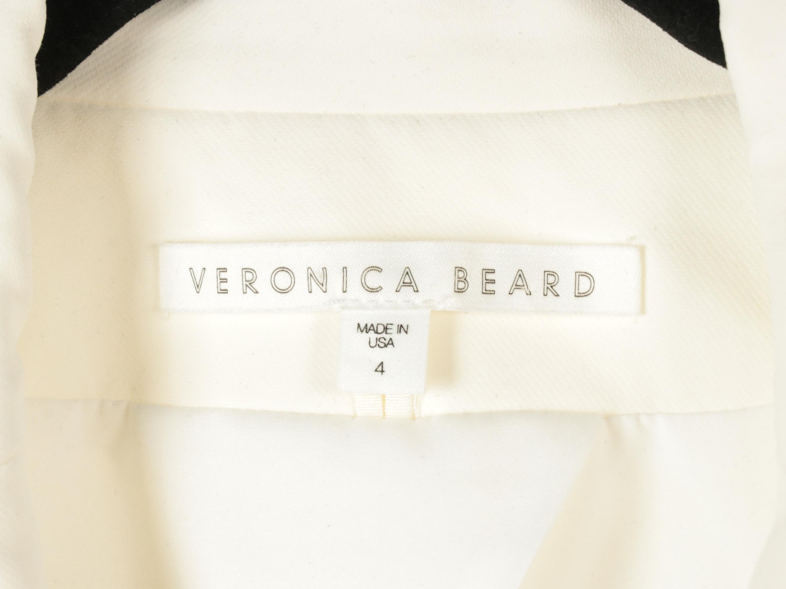 Veronica Beard Striped Wool Sweater, Pink Blouse and White Blazer & Other Jacket