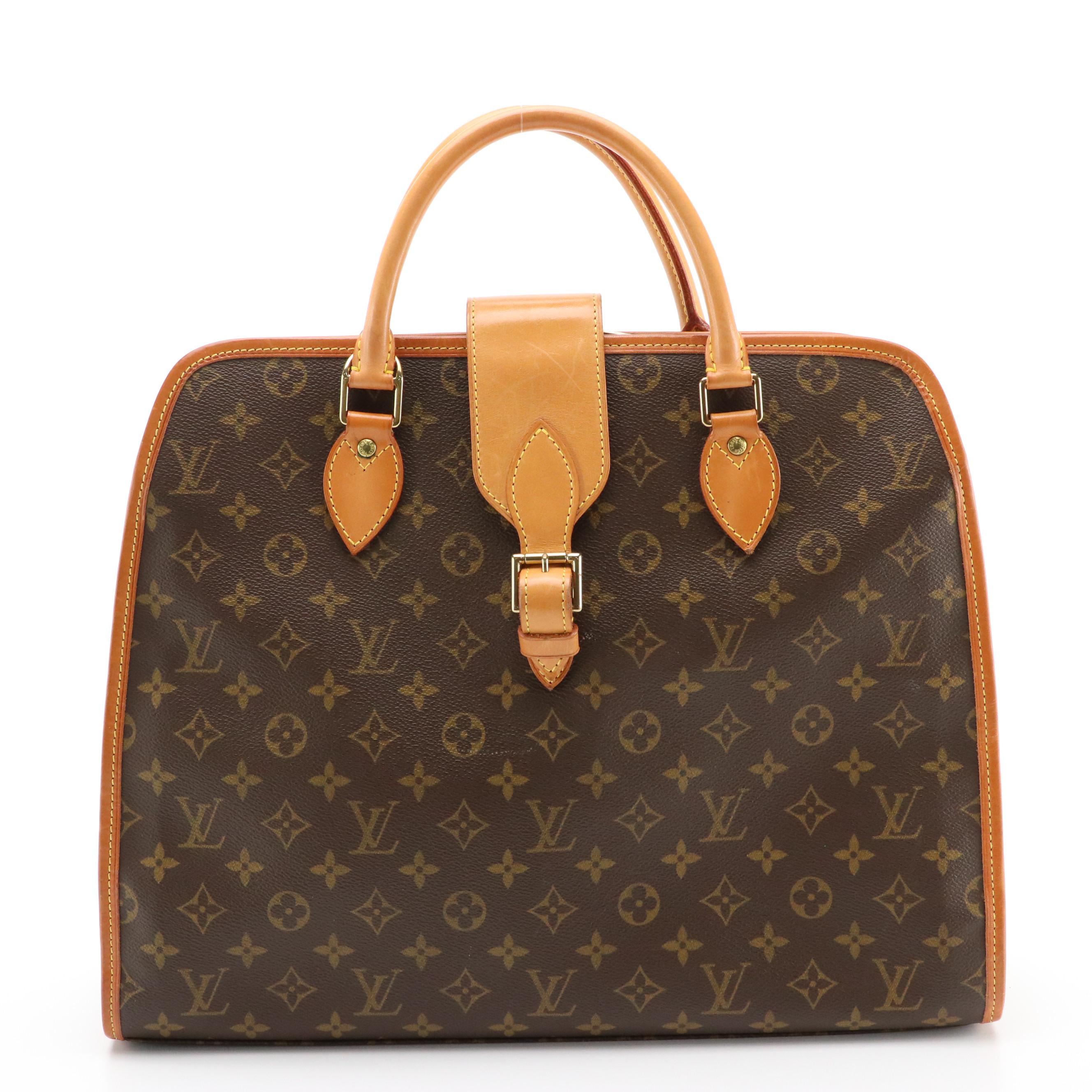 Louis Vuitton Rivoli Business Bag in Monogram Canvas and Vachetta Leather
