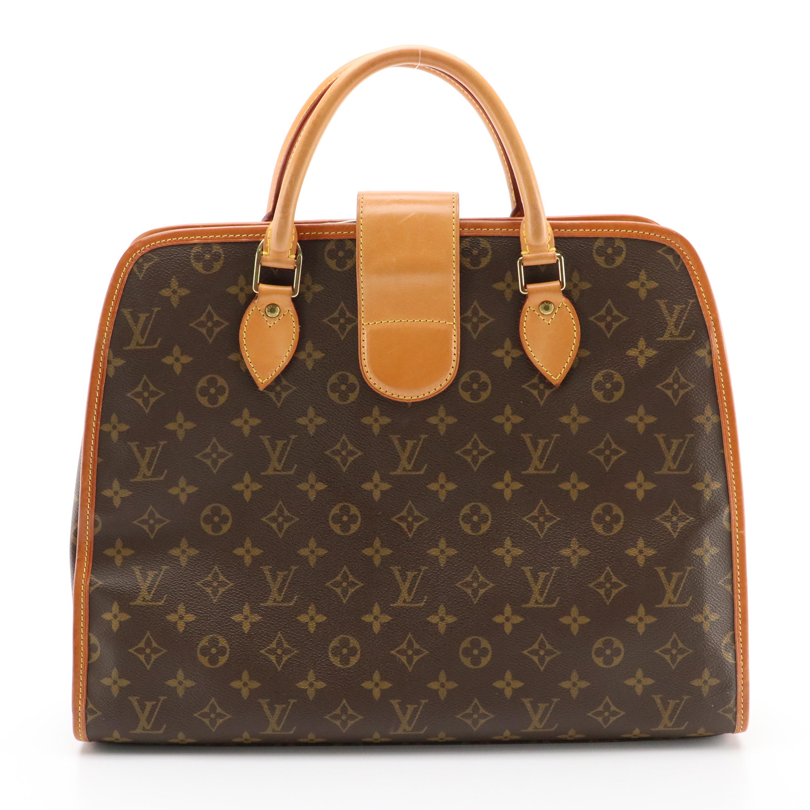 Louis Vuitton Rivoli Business Bag in Monogram Canvas and Vachetta Leather