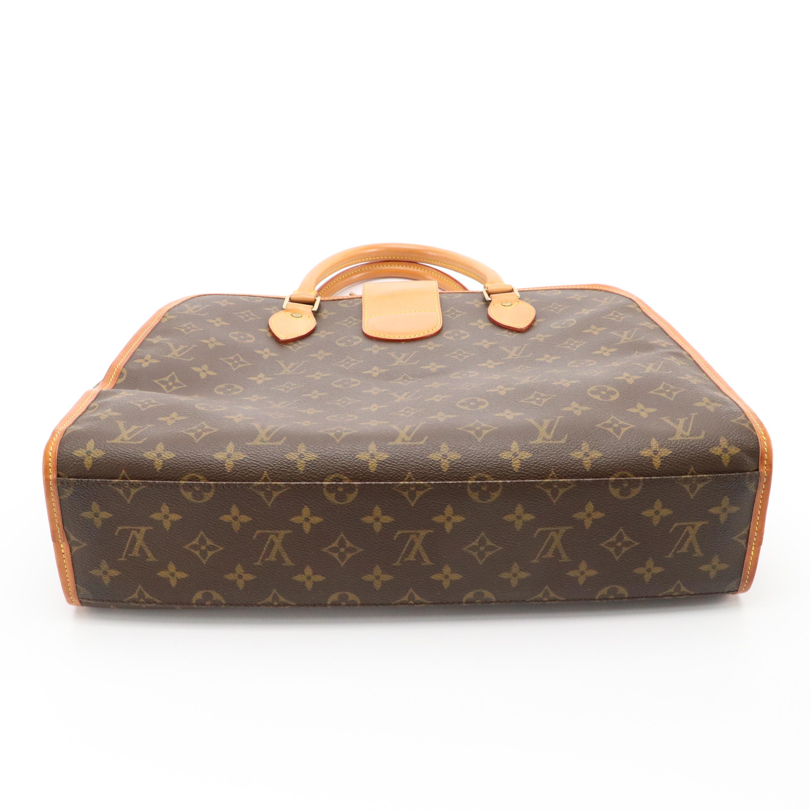 Louis Vuitton Rivoli Business Bag in Monogram Canvas and Vachetta Leather