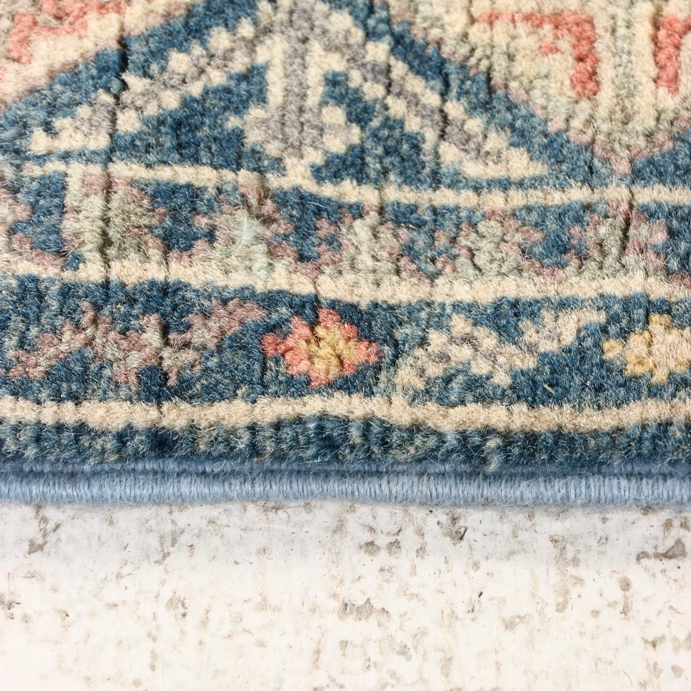 4' x 6'1 Hand-Knotted Pakistani Kazak Area Rug