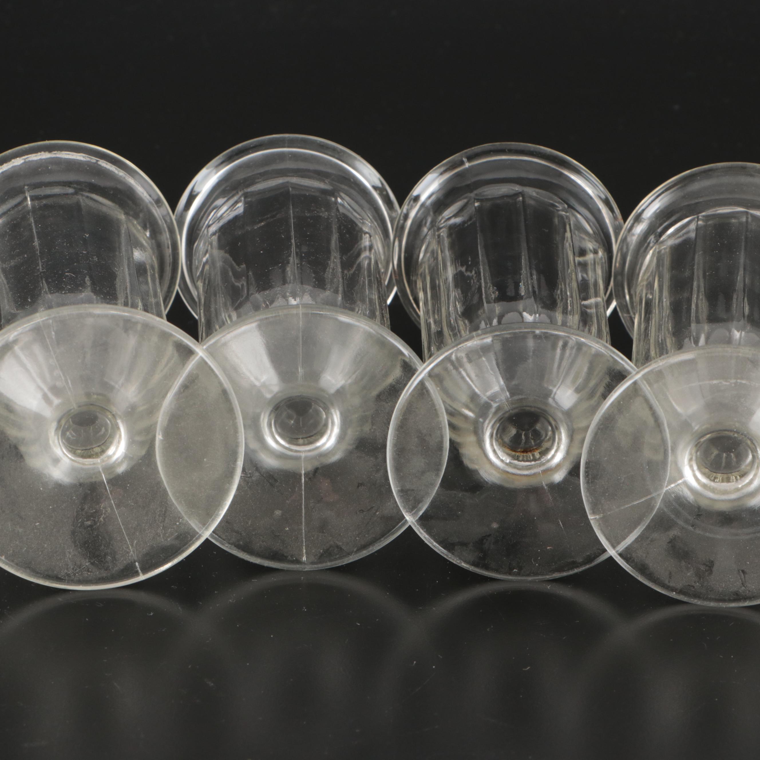 Anchor Hocking "Annapolis" Footed Tumbler with Other Drink and Tableware