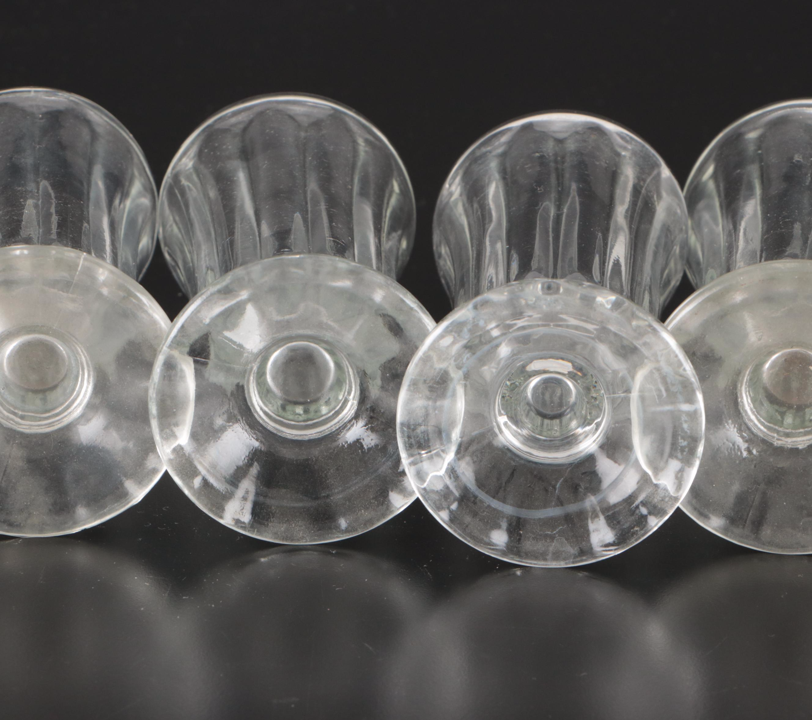 Anchor Hocking "Annapolis" Footed Tumbler with Other Drink and Tableware