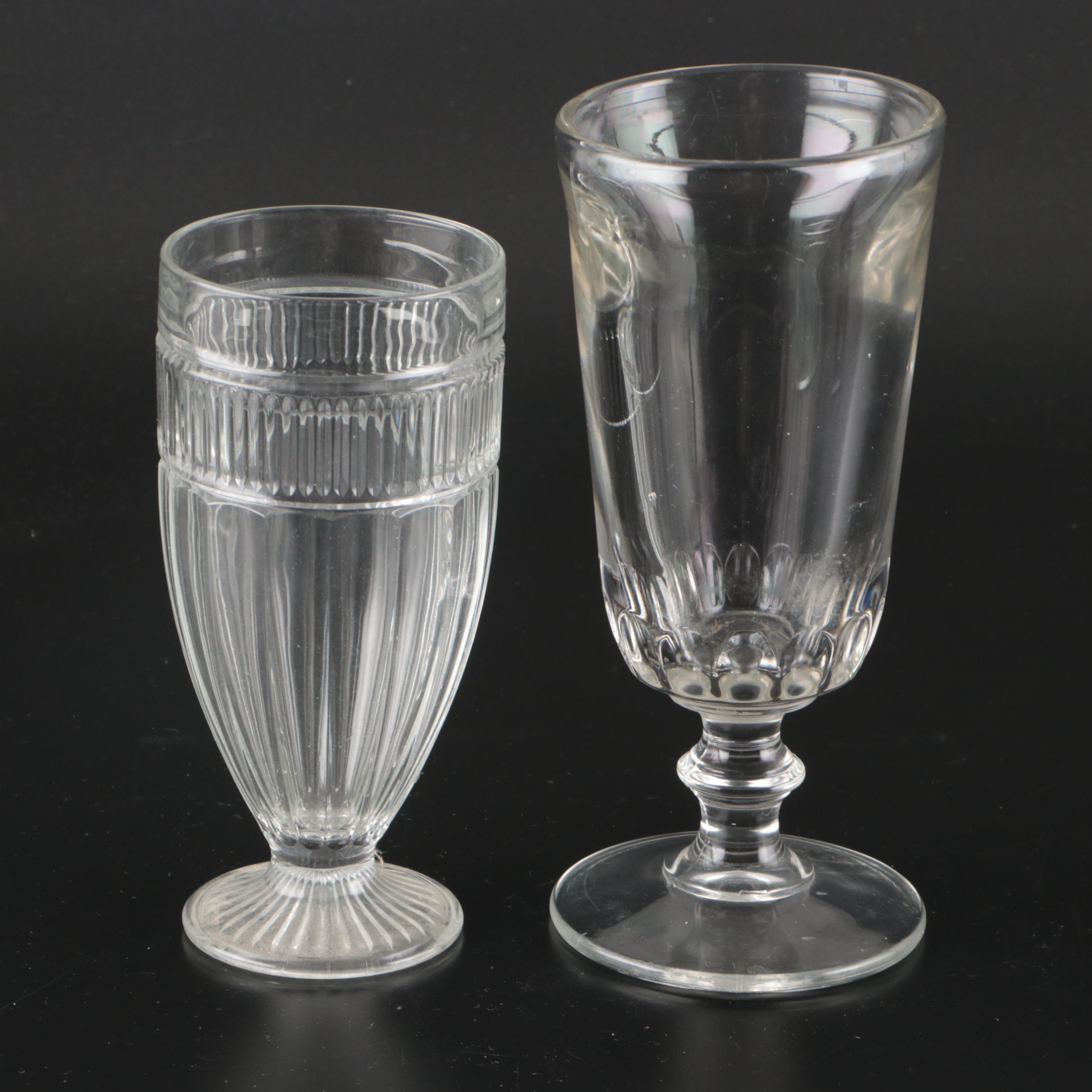 Anchor Hocking "Annapolis" Footed Tumbler with Other Drink and Tableware