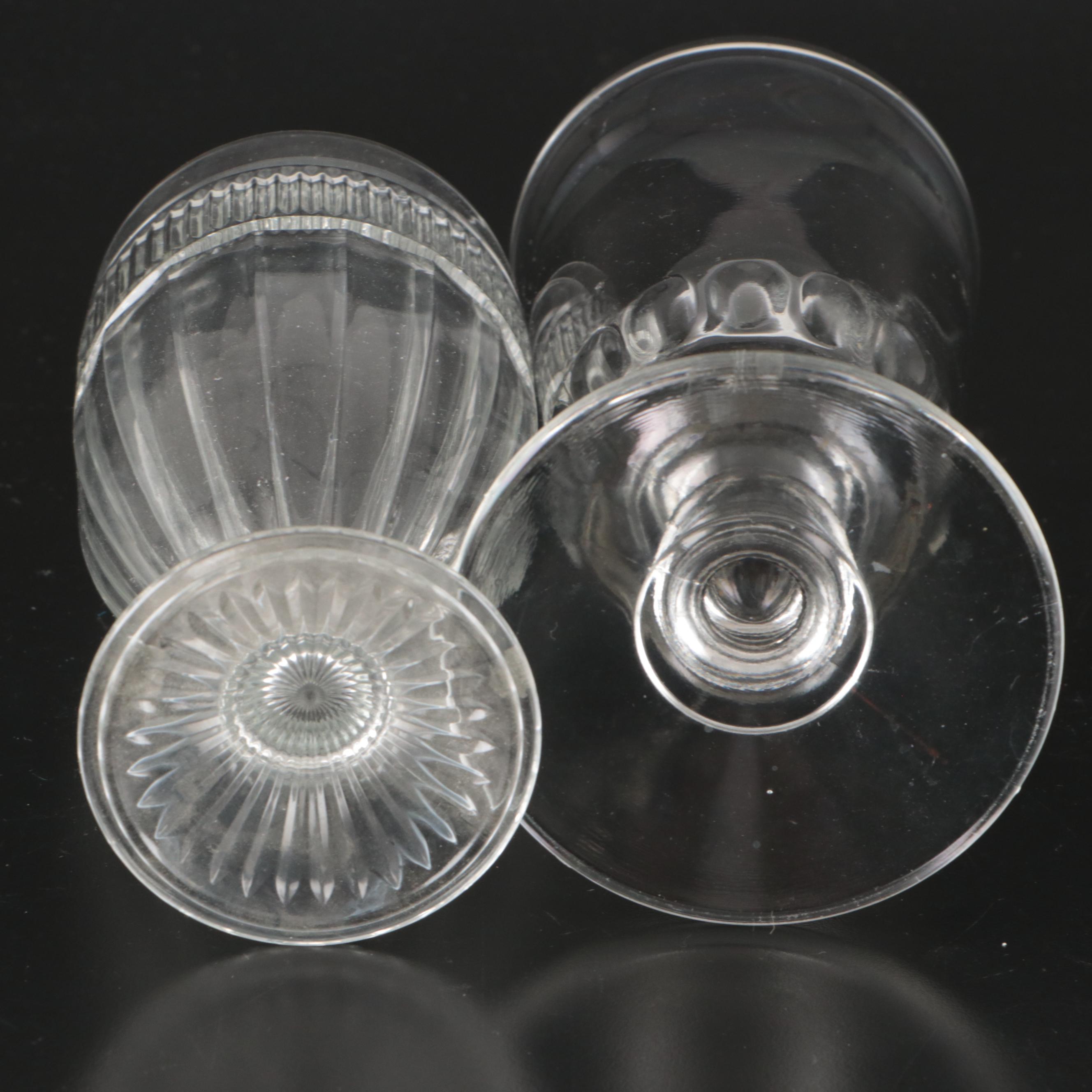 Anchor Hocking "Annapolis" Footed Tumbler with Other Drink and Tableware