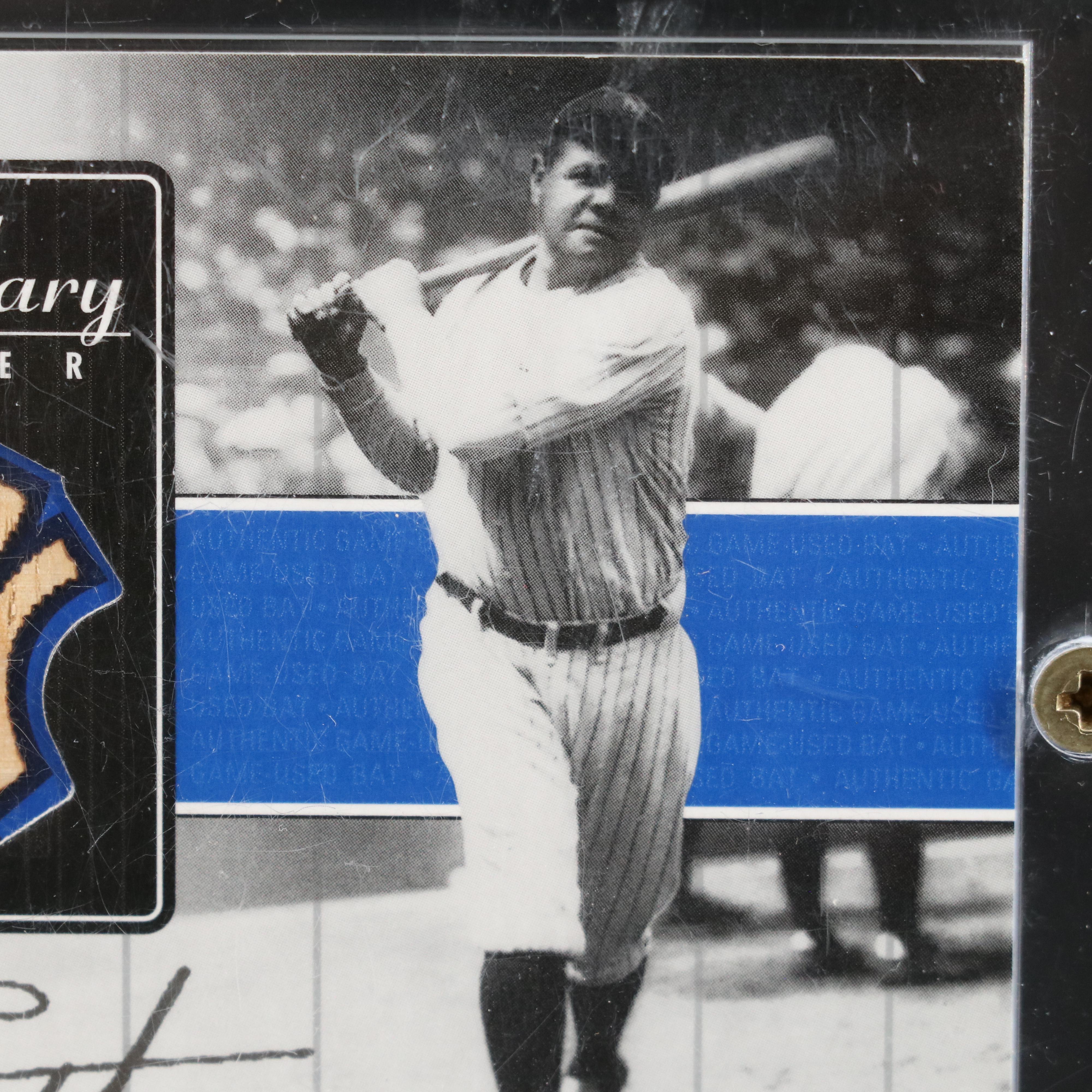 2000 Upper Deck Babe Ruth New York Yankees Game-Used Bat Baseball Card