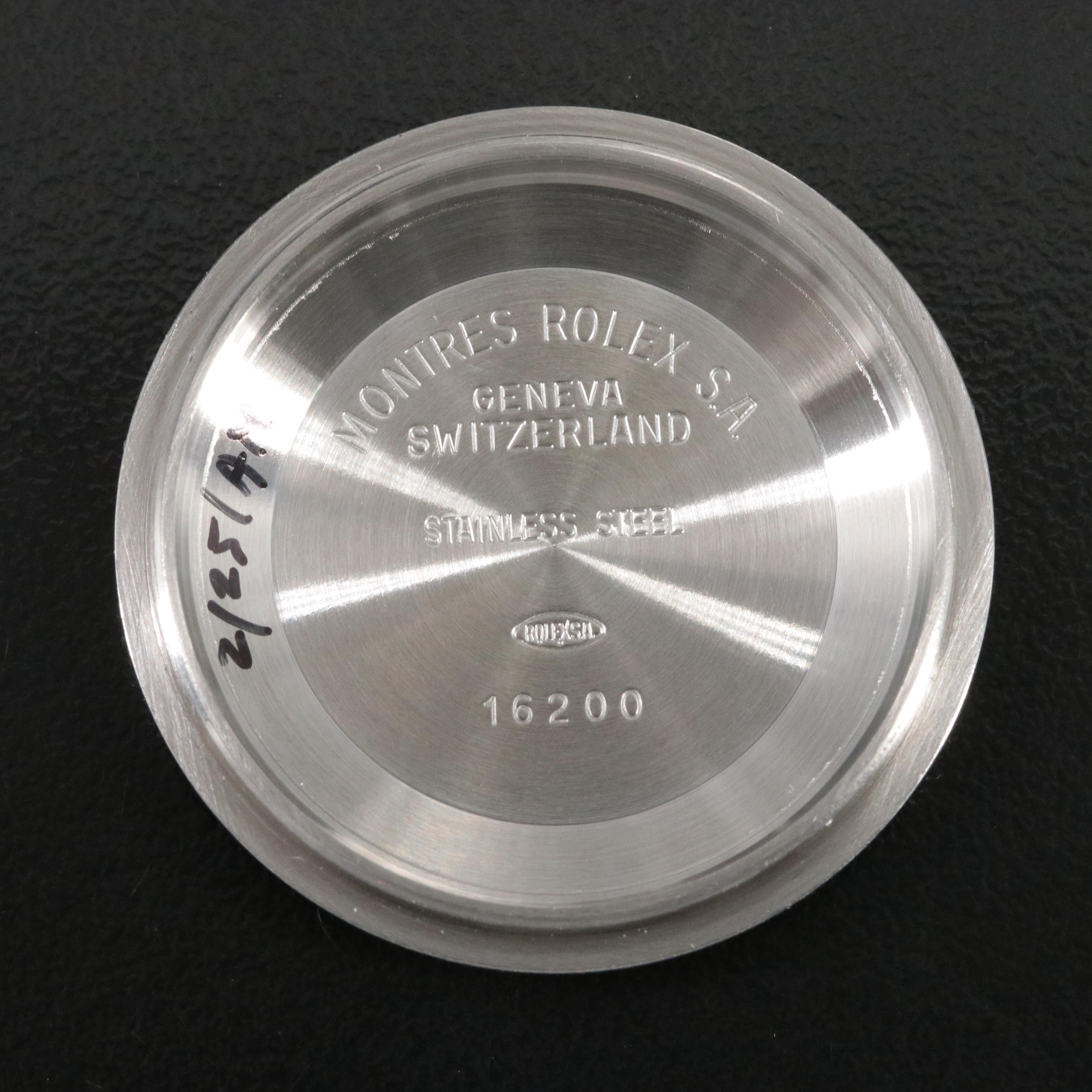 1991 Rolex Two-Tone White Roman Dial Datejust Watch