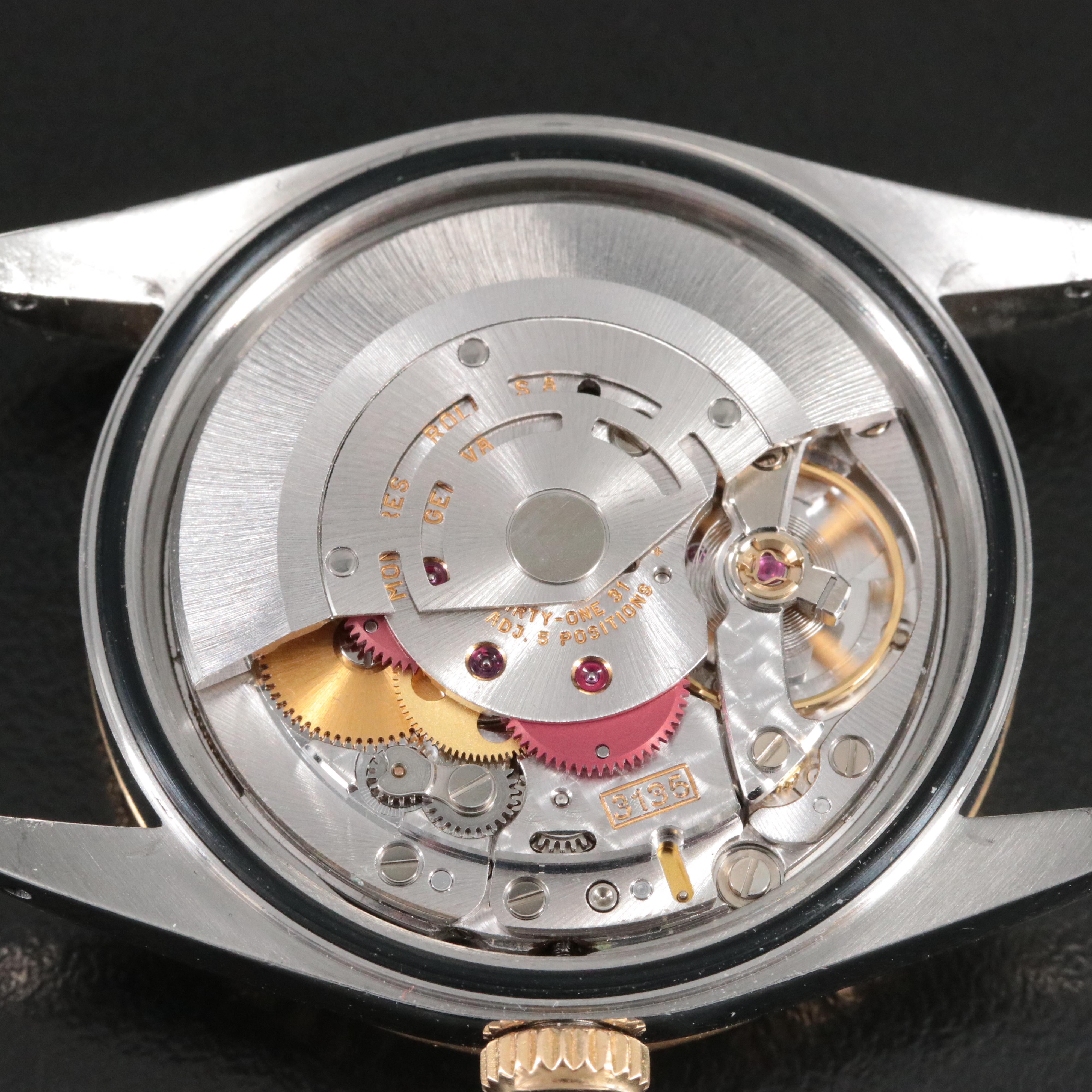 1991 Rolex Two-Tone White Roman Dial Datejust Watch