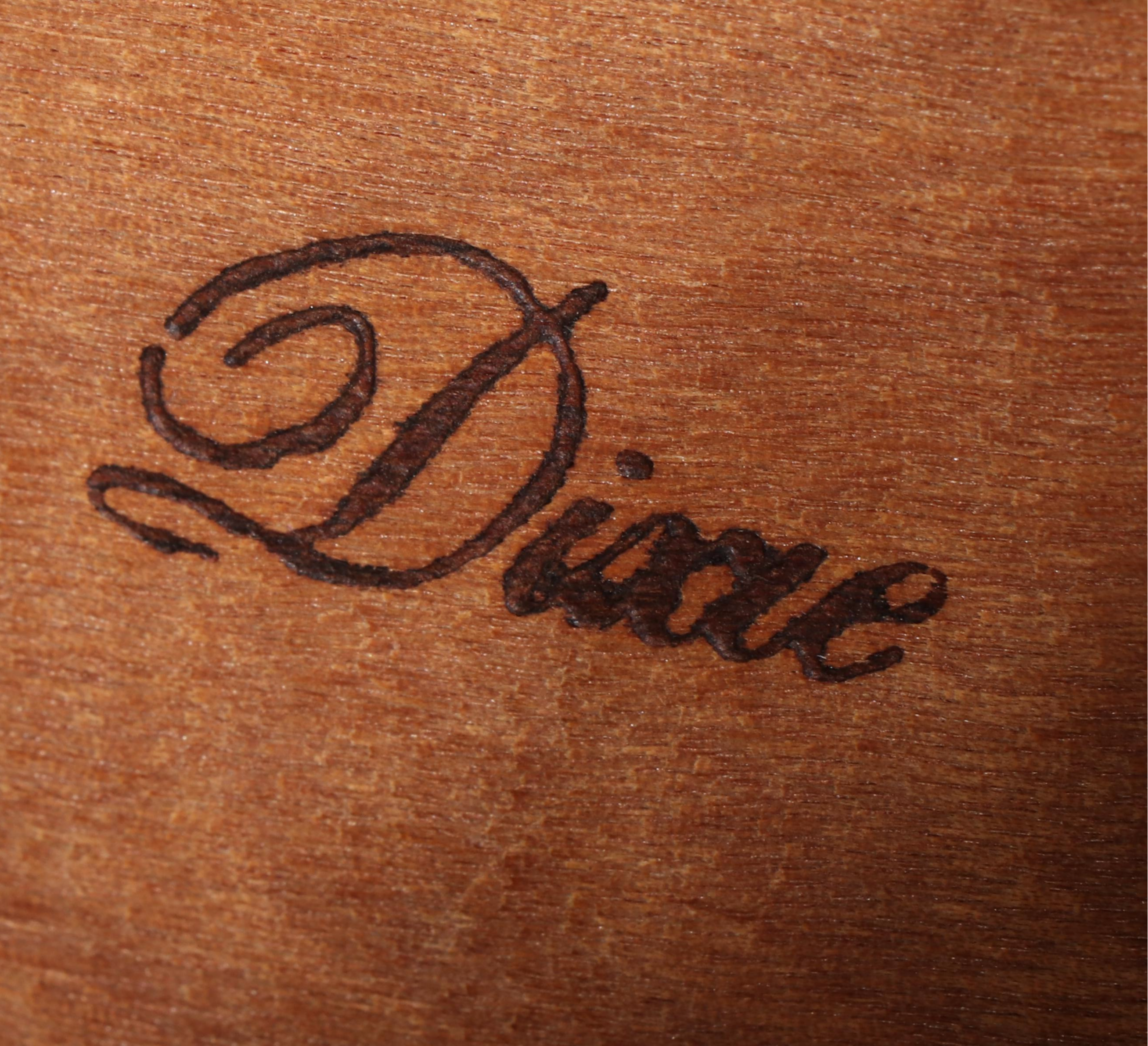 Dixie Furniture Campaign Style Brass-Mounted Walnut Six-Drawer Chest, Circa 1970