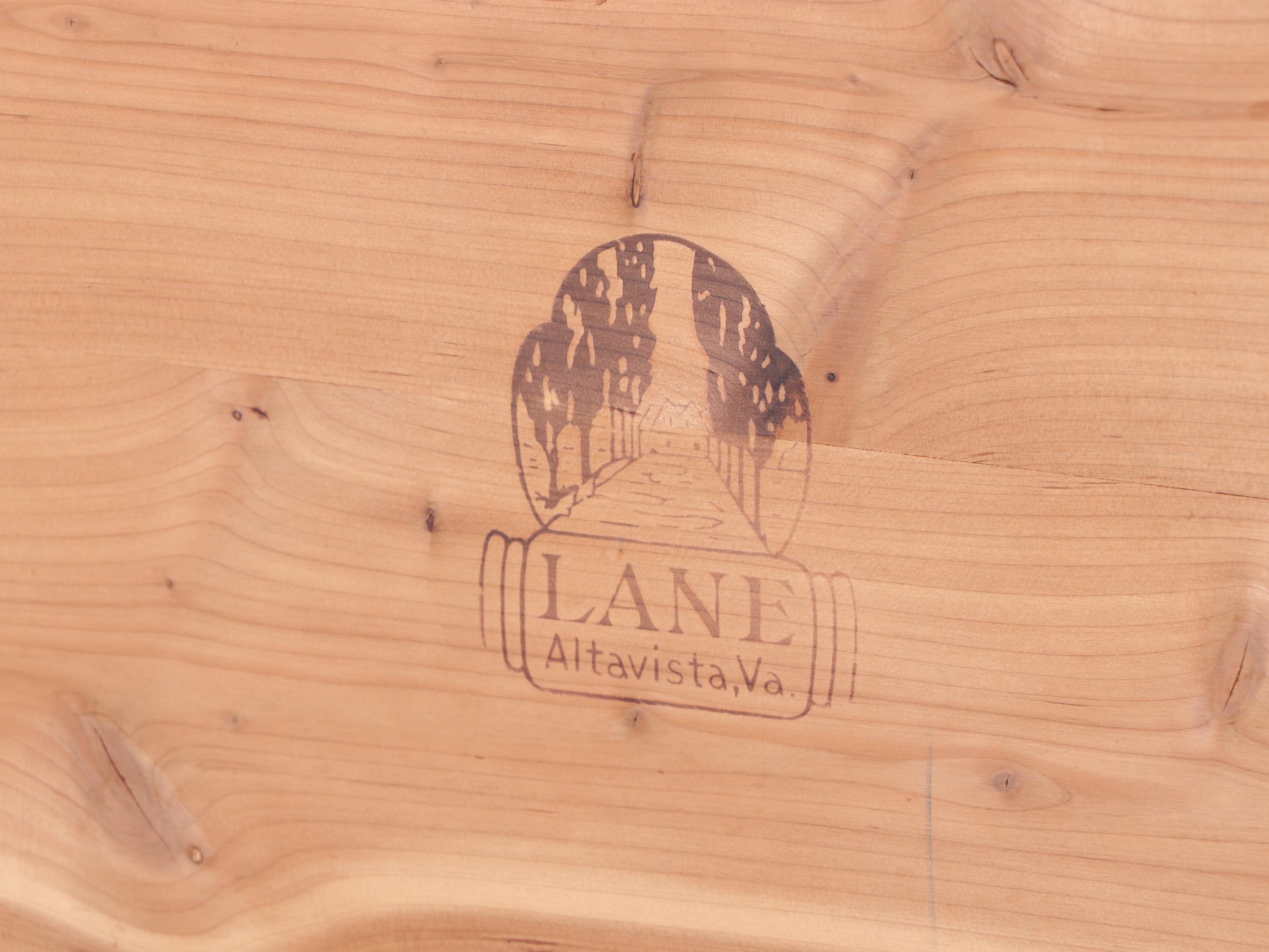 Lane "Aroma-Tite" Jacobean Revival Walnut and Cedar Blanket Chest, Circa 1930