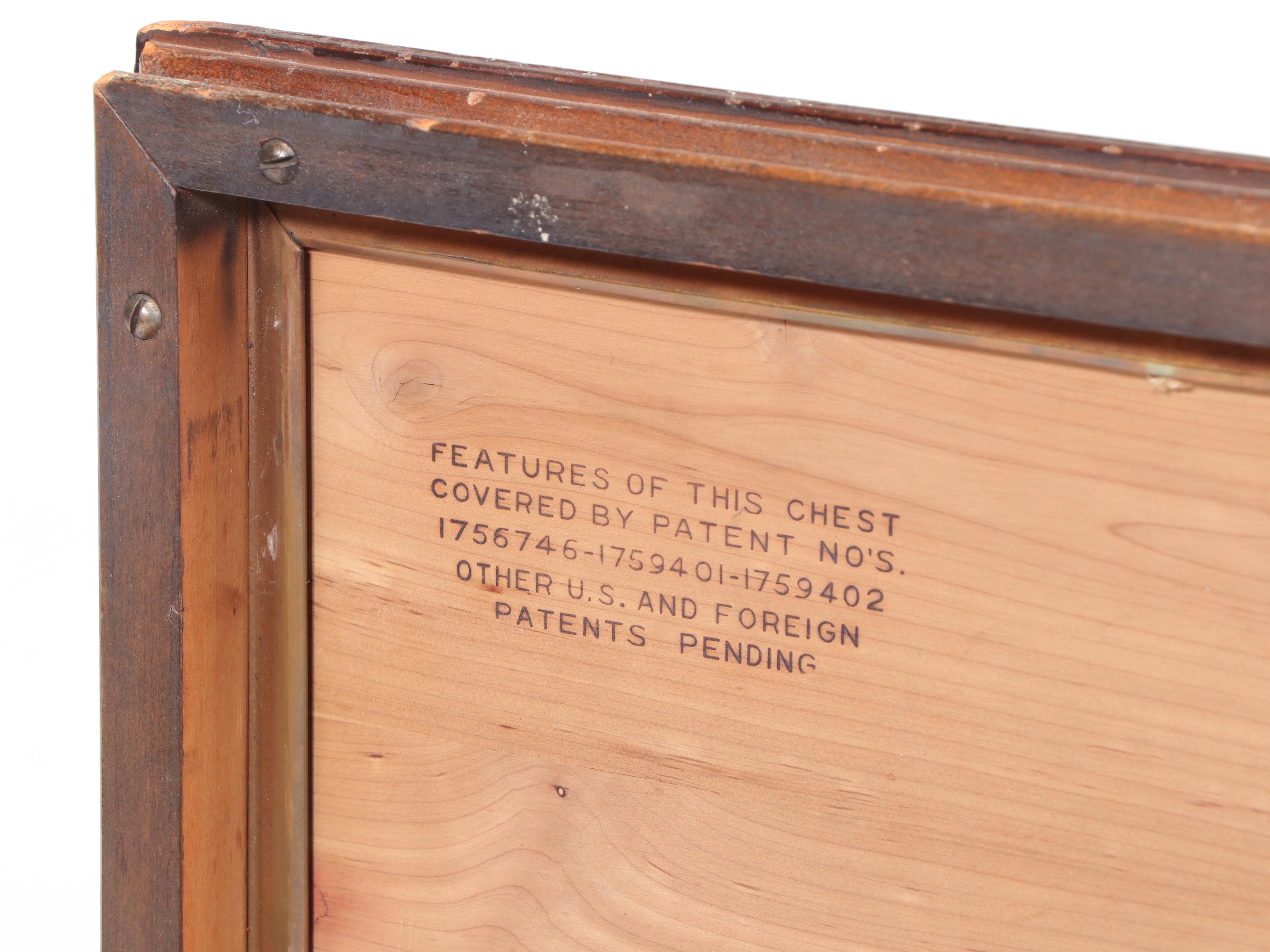 Lane "Aroma-Tite" Jacobean Revival Walnut and Cedar Blanket Chest, Circa 1930