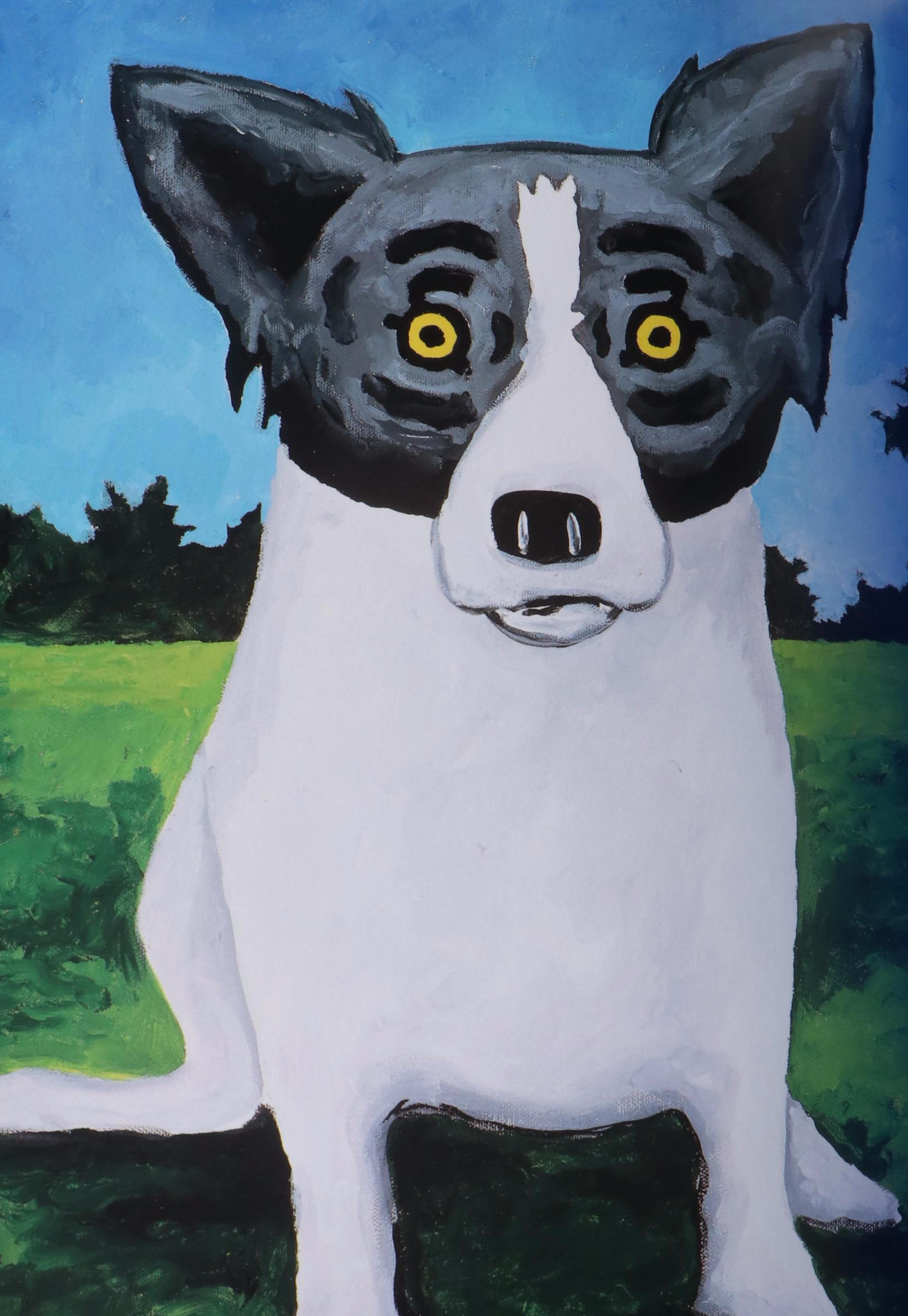 First Printing "Blue Dog Man" by George Rodrigue, 1999