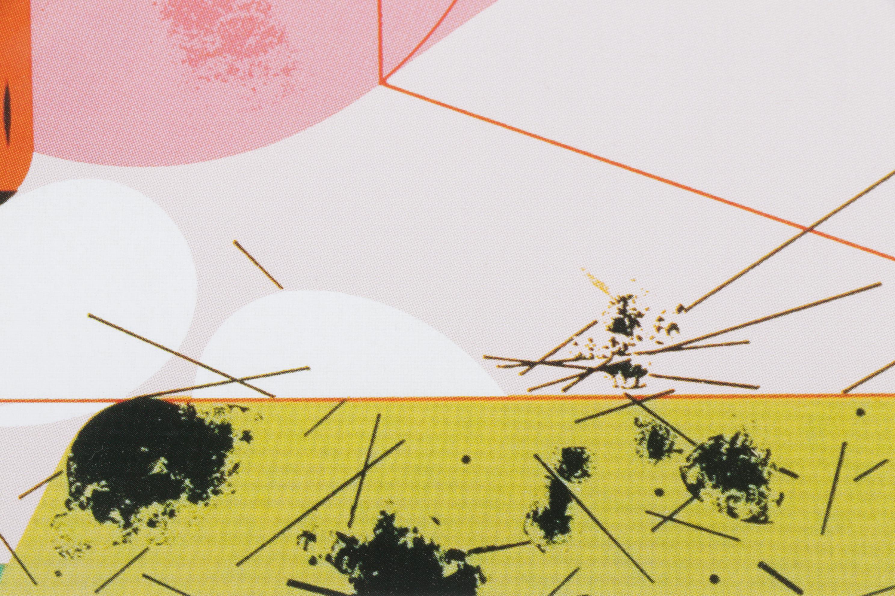 Charley Harper Ford Times Offset Lithograph "Flamingo", 1958