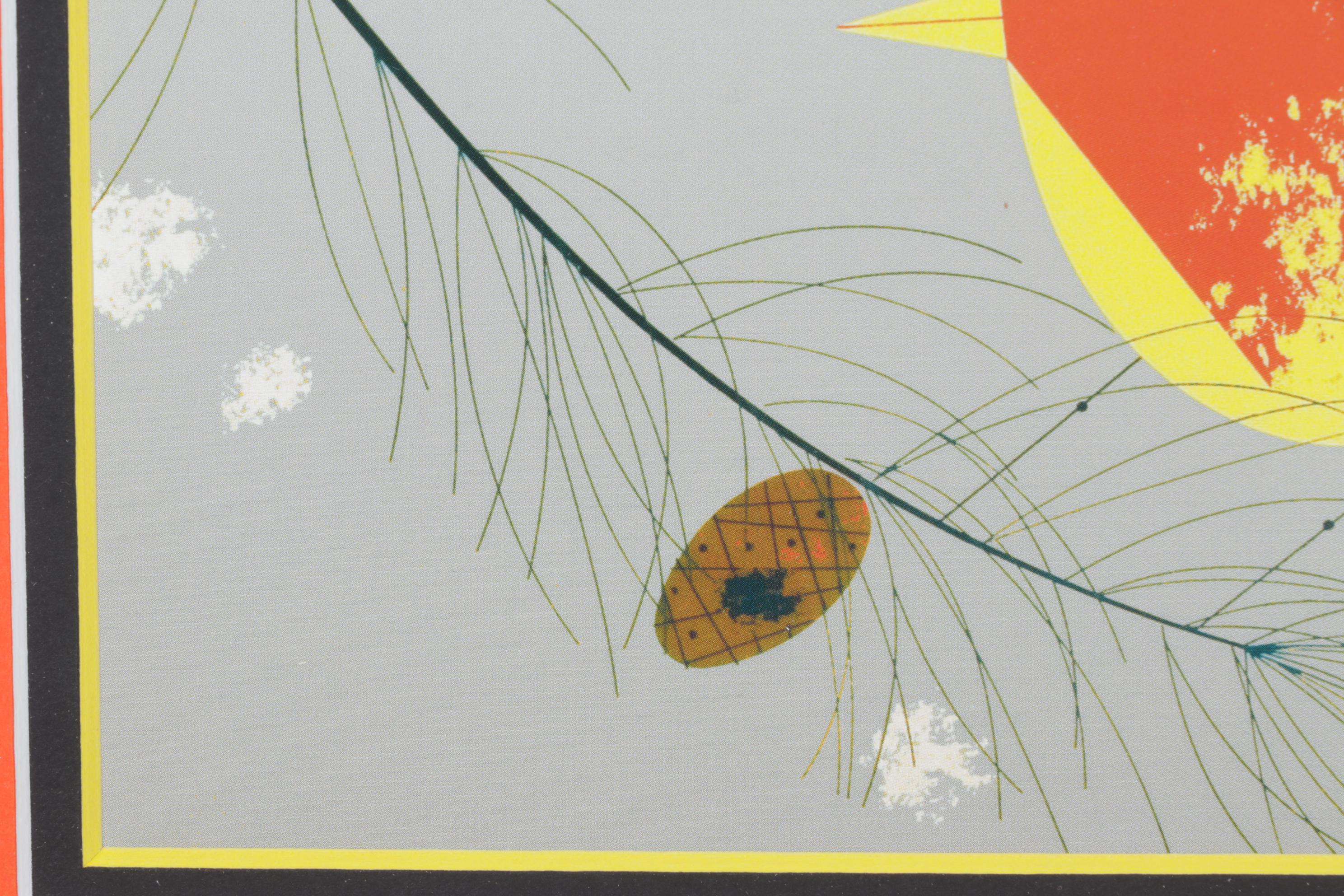 Charley Harper Offset Lithograph "Western Tanager", Mid-20th C.