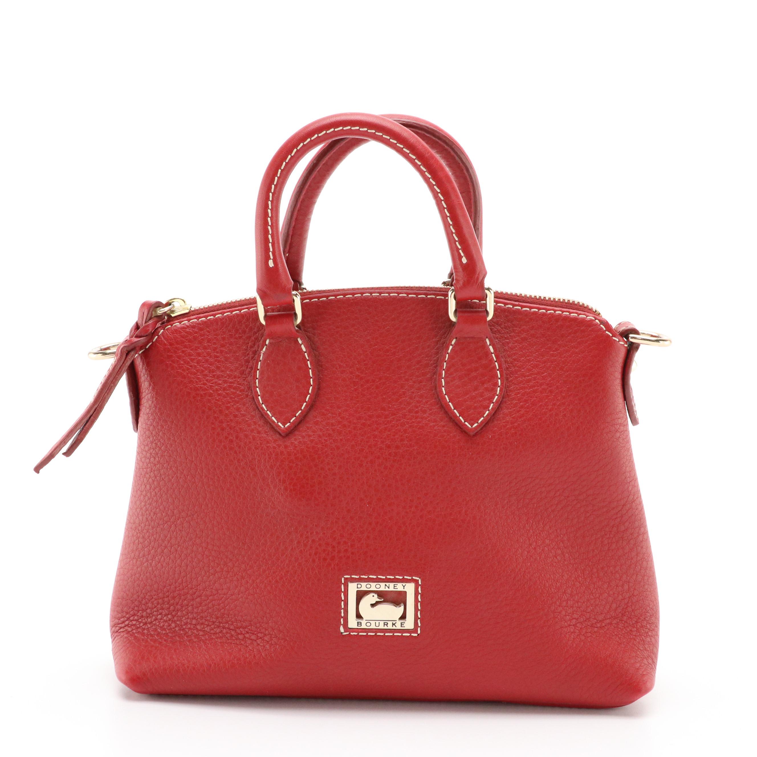 Dooney & Bourke Grain Leather 2-Way Bag, Zip Pouch, Barrel Bag & Coach Wristlet