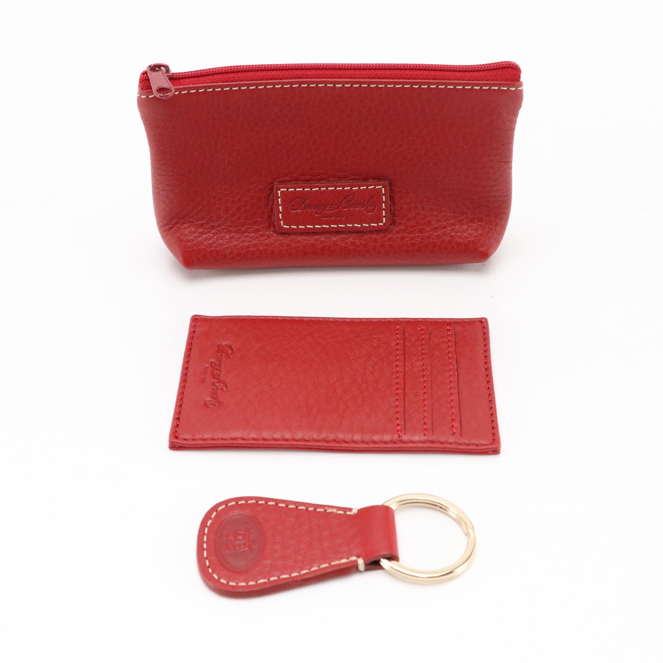 Dooney & Bourke Grain Leather 2-Way Bag, Zip Pouch, Barrel Bag & Coach Wristlet