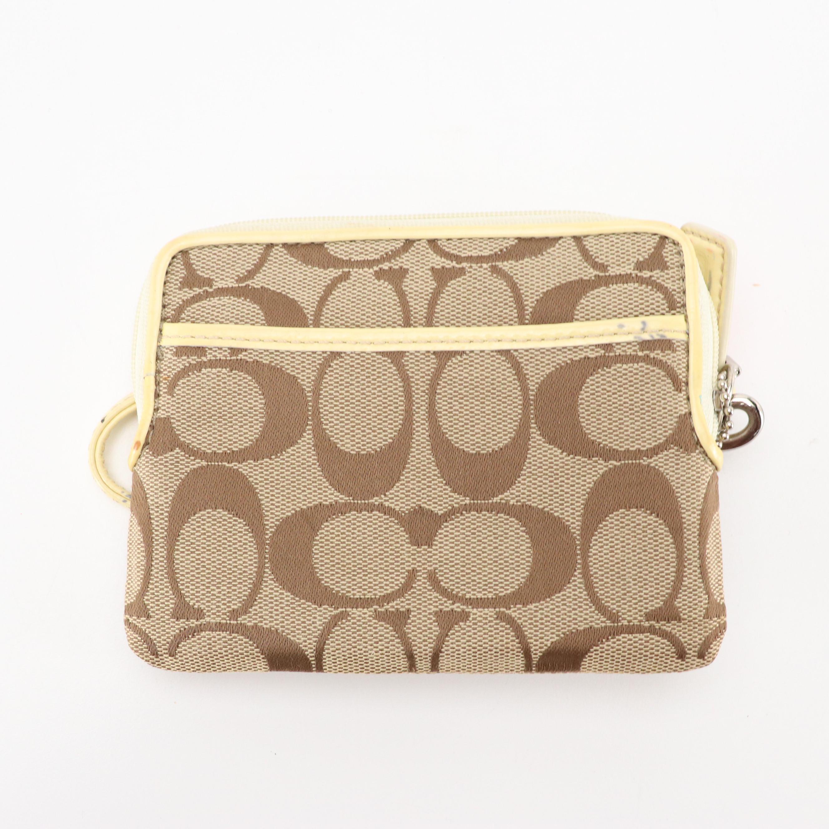 Dooney & Bourke Grain Leather 2-Way Bag, Zip Pouch, Barrel Bag & Coach Wristlet