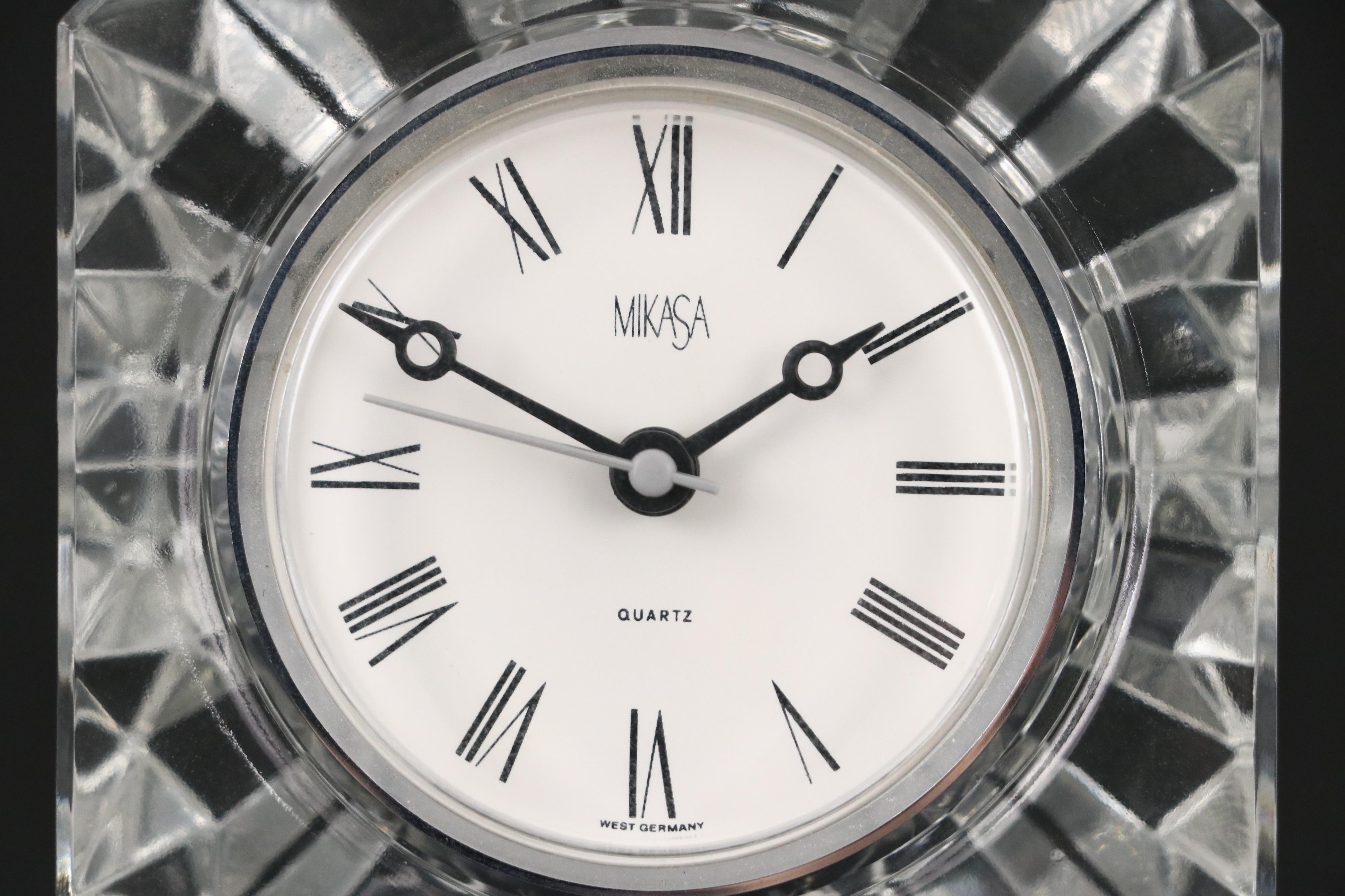 Waterford Crystal Votive, Mikasa Desk Clock, and More Glass and Crystal Décor