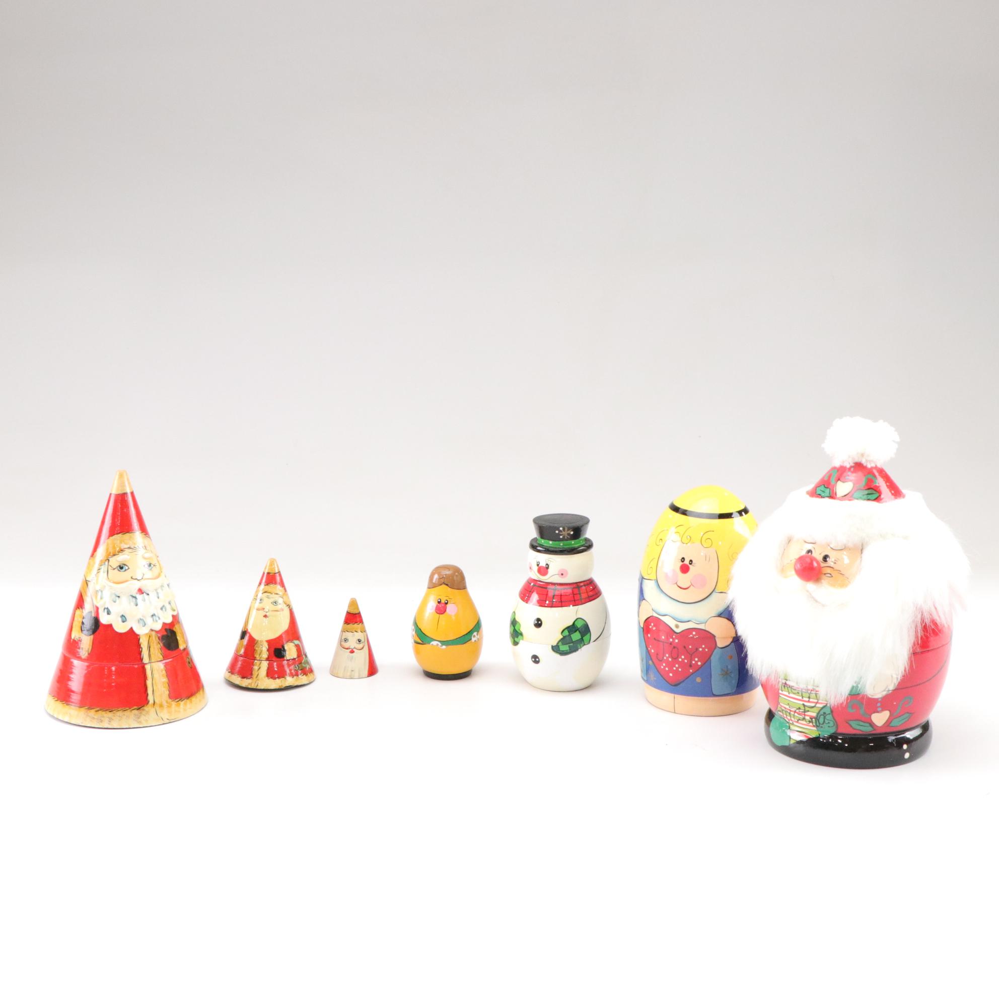 "Santa & Tree" Latch Hook Rug Kit with Lenox Old World Ornament, Mikasa & More