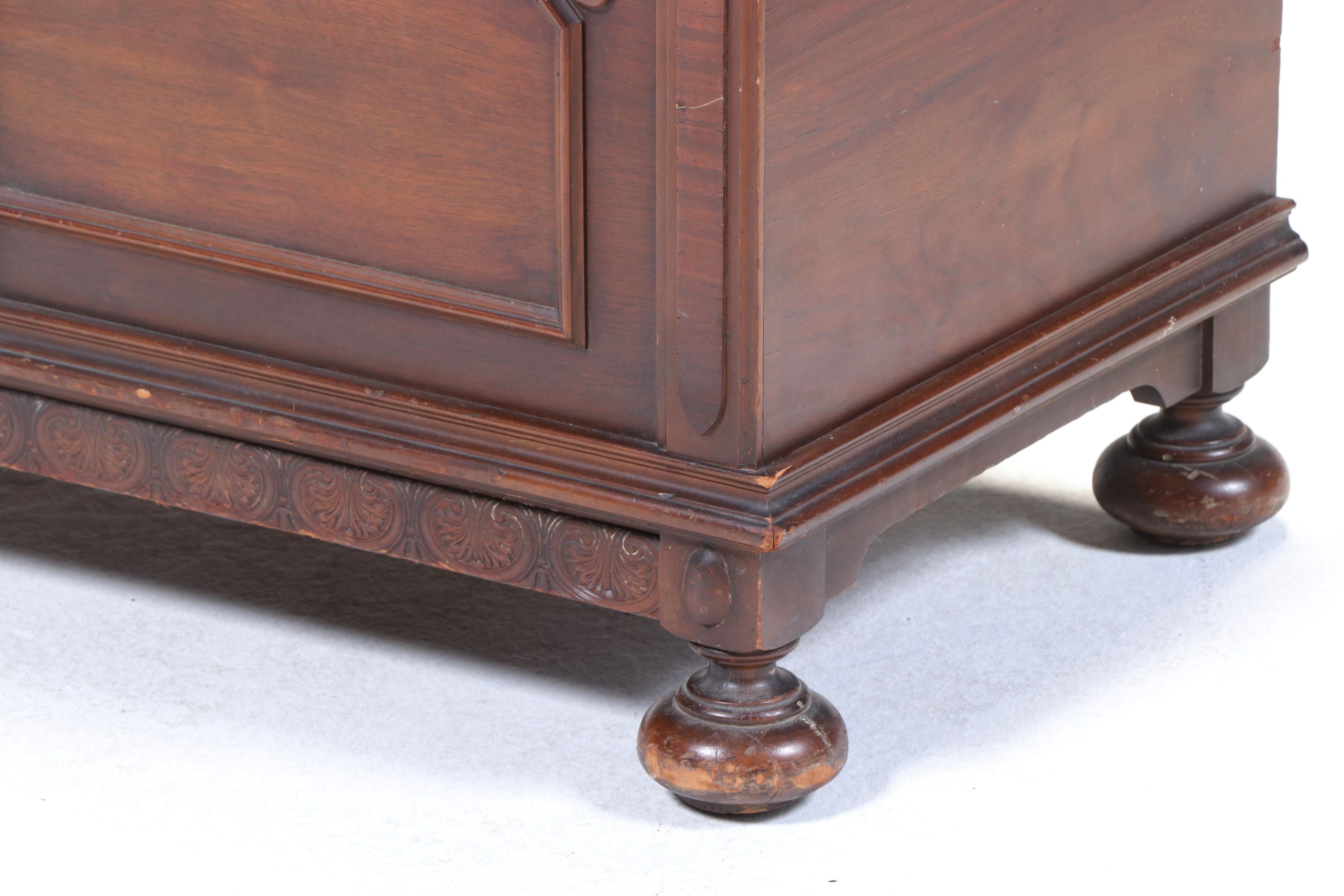 Lane "Aroma-Tite" Jacobean Revival Walnut and Cedar Blanket Chest, Circa 1930