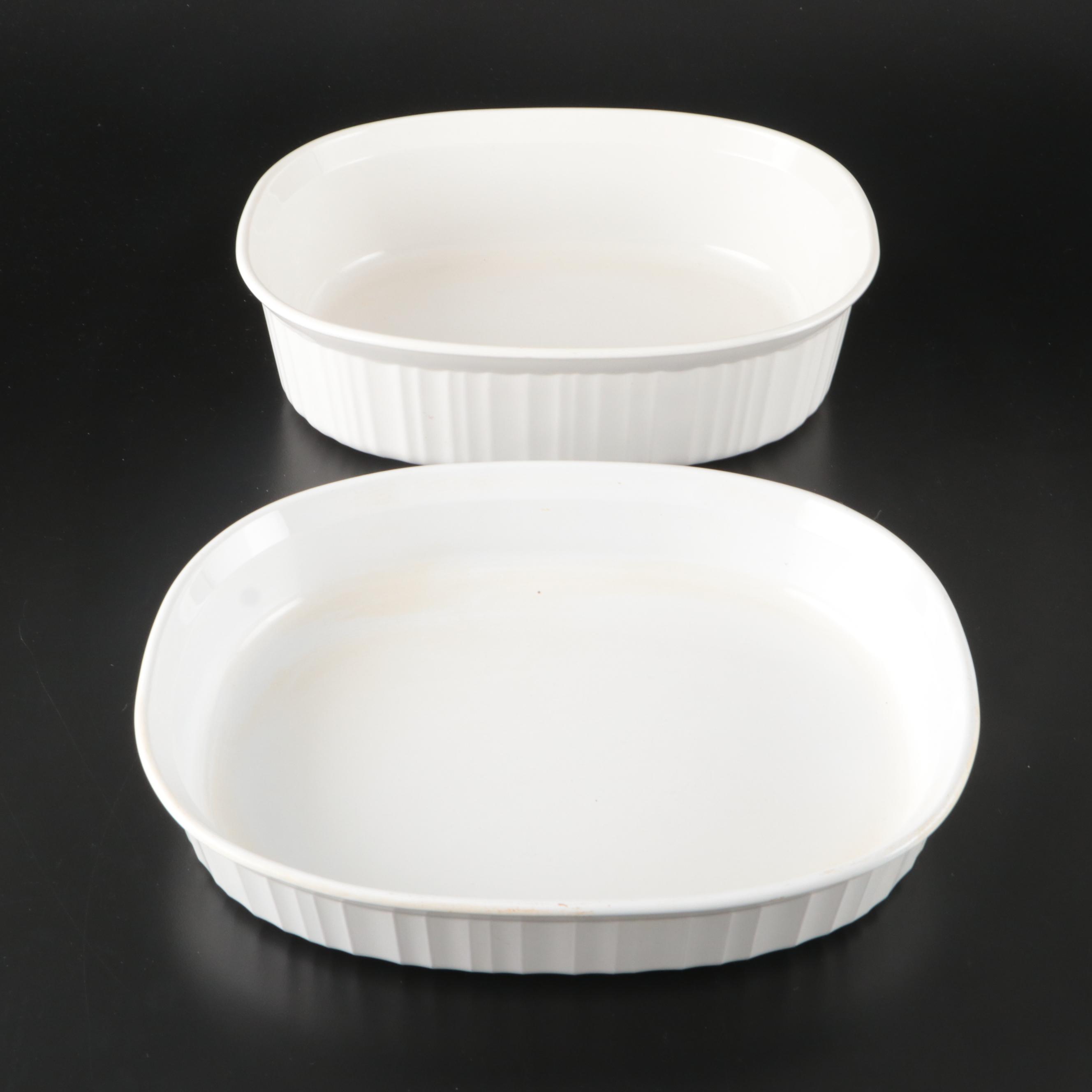 Corning Ware "Cornflower Blue"and "Spice of Life" with Pyrex Milk Glass Bakeware