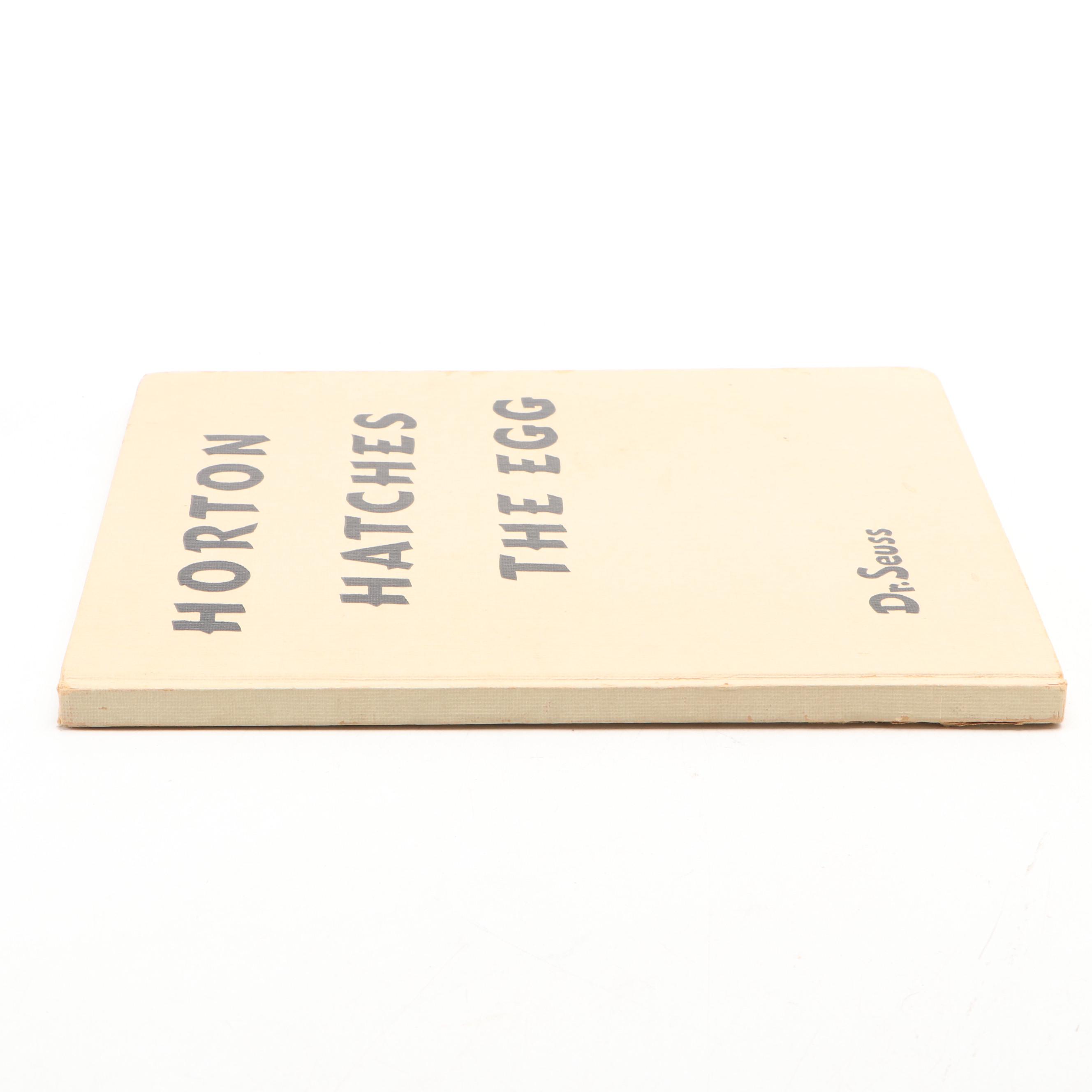 Illustrated "Horton Hatches the Egg" by Dr. Seuss, 1940