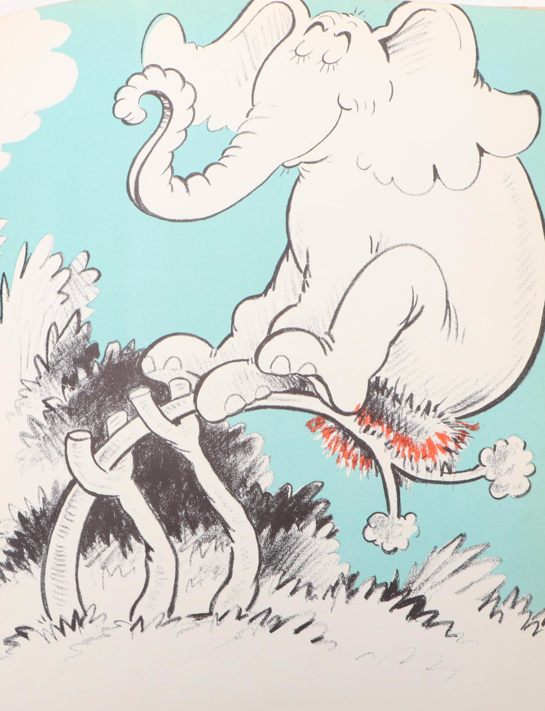 Illustrated "Horton Hatches the Egg" by Dr. Seuss, 1940